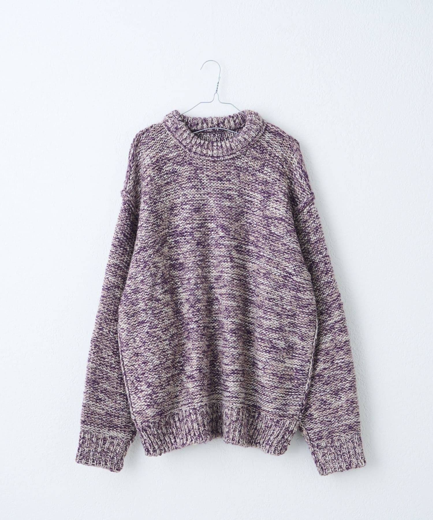 Kastane(カスタネ) 【WHIMSIC】OUT LINKING MIX KNIT PULL-OVER
