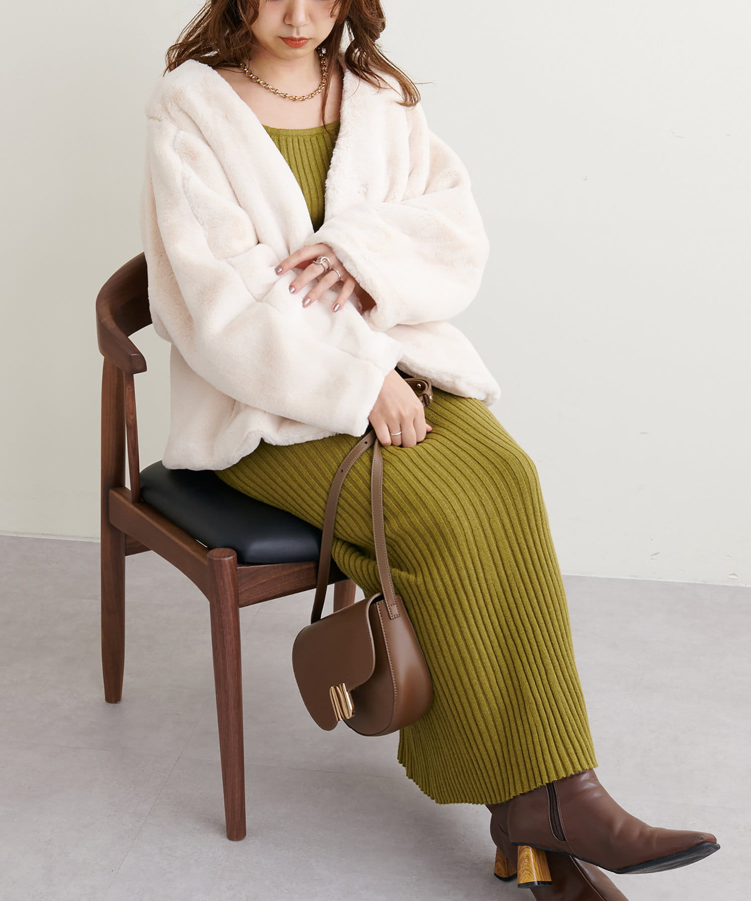 WEB限定/2022AWアイテム/ベストにもなるエコファーコート | natural couture(ナチュラルクチュール)レディース | PAL  CLOSET(パルクローゼット) - パルグループ公式ファッション通販サイト