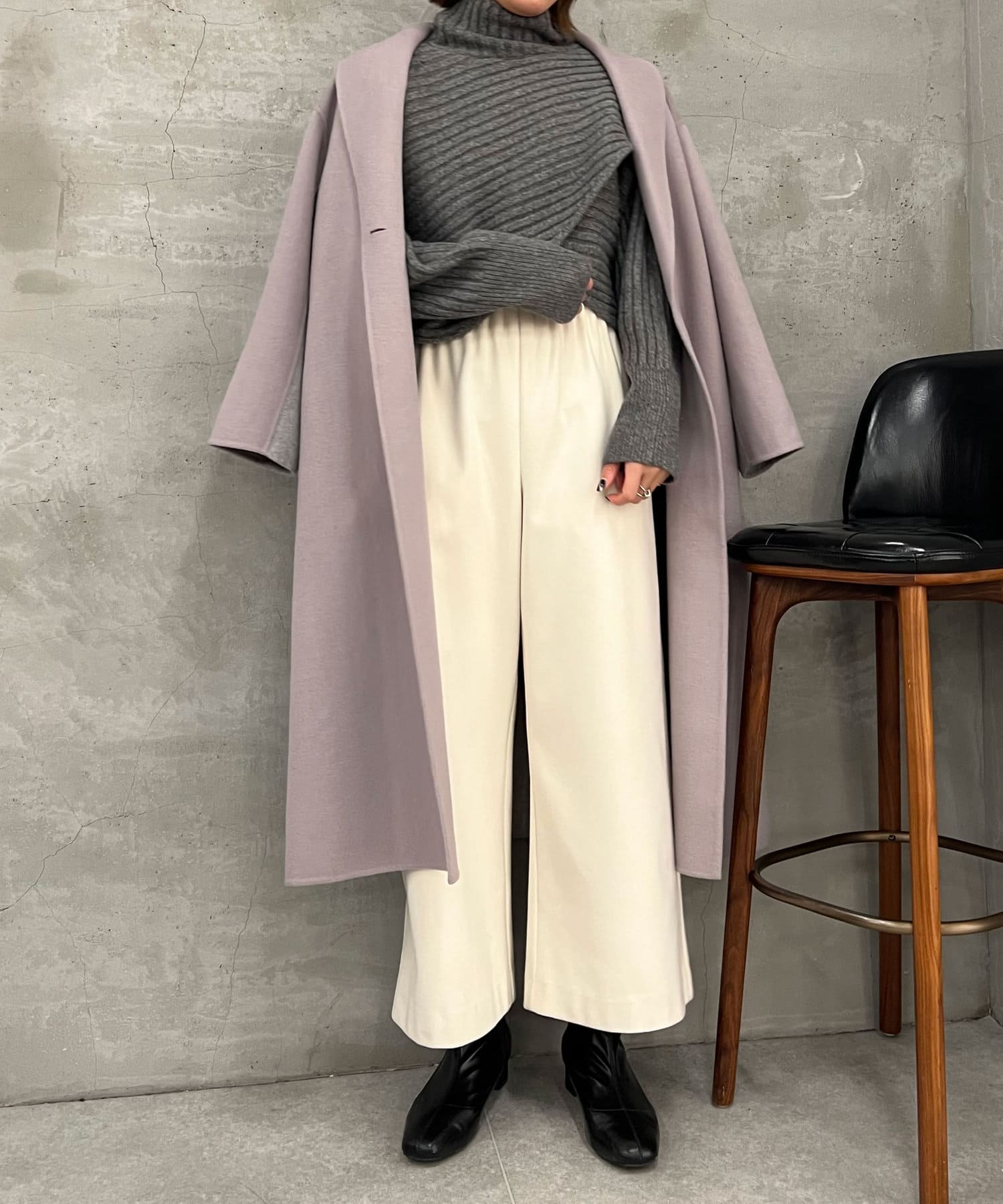 大人の微配色 ハンドメイドショールカラーコート Jena Espace Merveilleux ジェナ エスパスメルヴェイユ レディース Pal Closet パルクローゼット パルグループ公式ファッション通販サイト