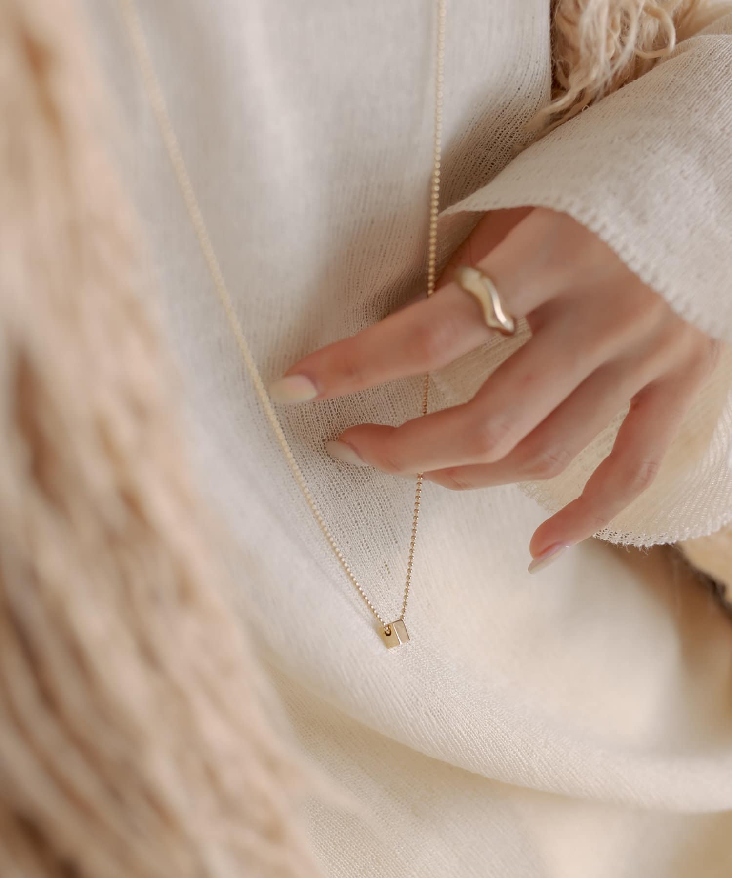 mystic(ミスティック) [Eau]square charm long(necklace)