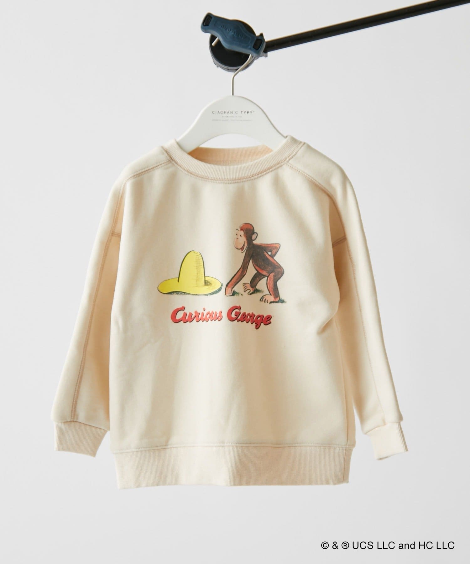 KIDS】おさるのジョージ配色ステッチラグランスウェット | CIAOPANIC TYPY(チャオパニックティピー)キッズ | PAL  CLOSET(パルクローゼット) - パルグループ公式ファッション通販サイト