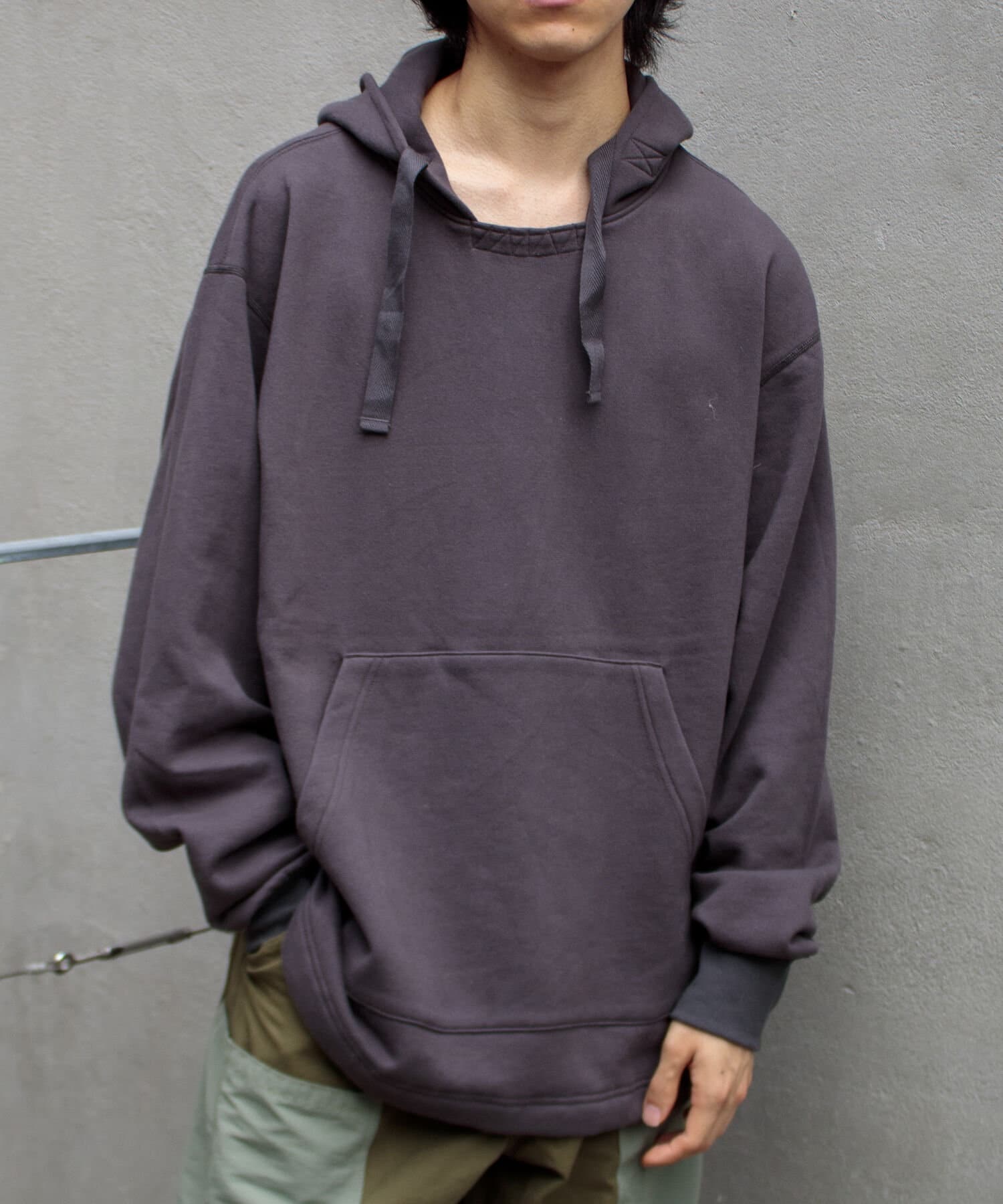 ARMY TWILL】アノラックパーカー 後付けフード 裏起毛 | FREDY 