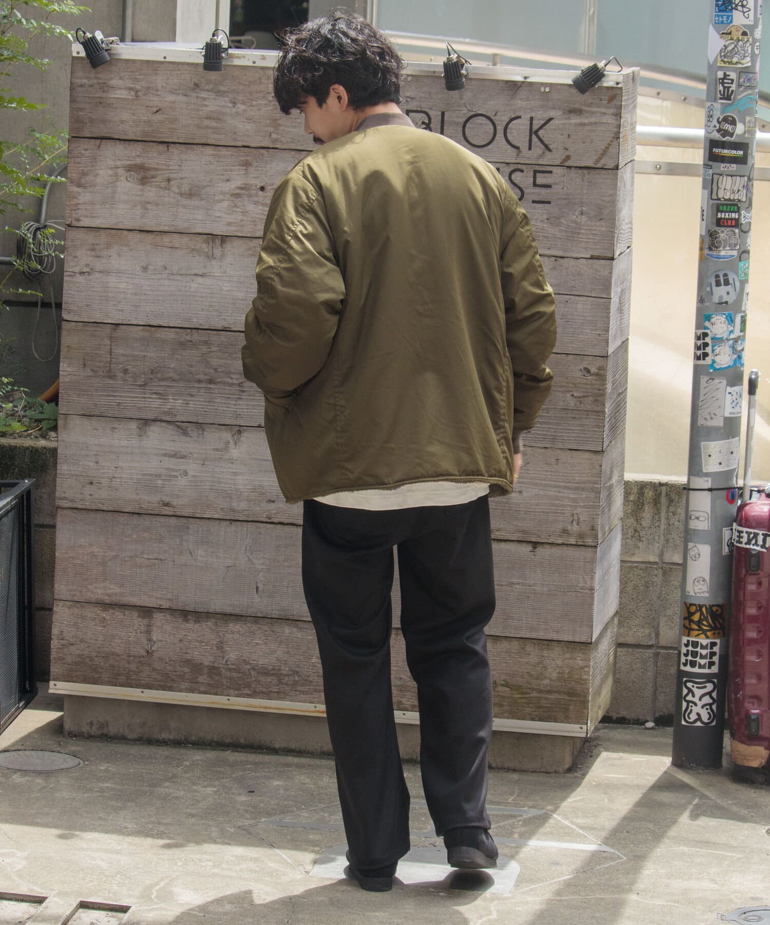 ARMY TWILL】リバーシブル ボアライナーブルゾン | FREDY & GLOSTER