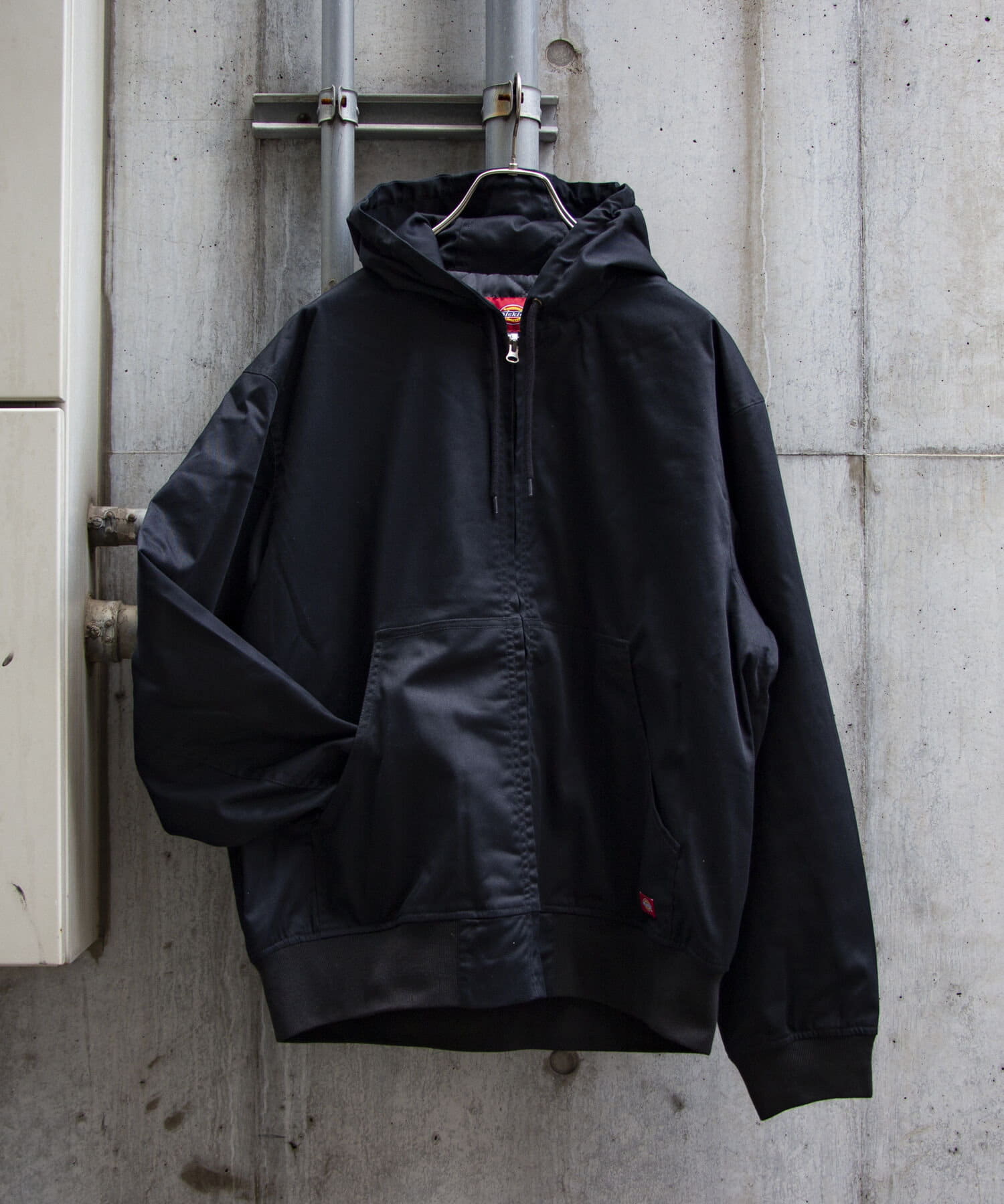 FREDY & GLOSTER(フレディ アンド グロスター) 【Dickies】フードジャケット 裏キルト ジップアップパーカー ライトダック