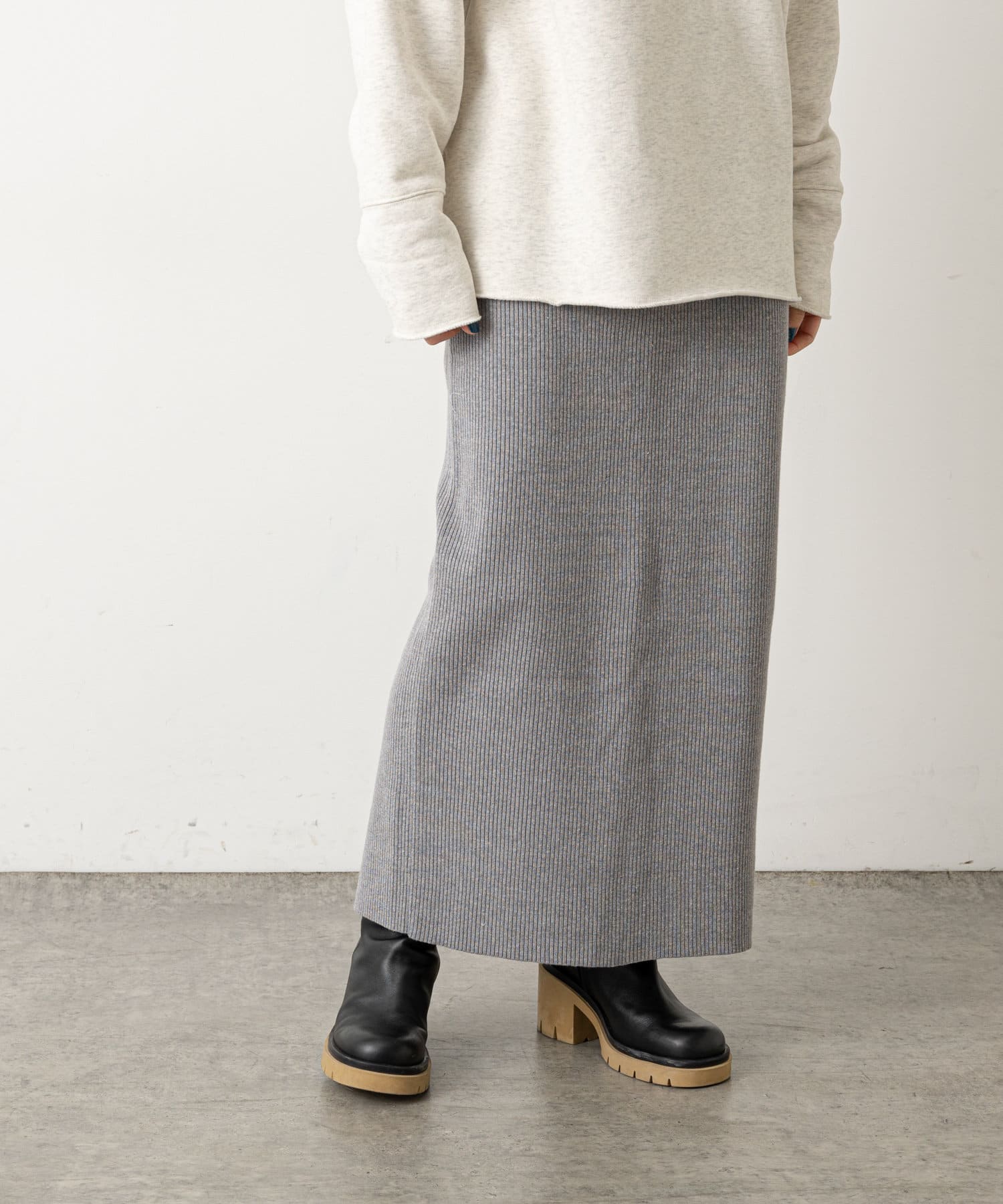Omekashi(オメカシ) リブタイトスカート