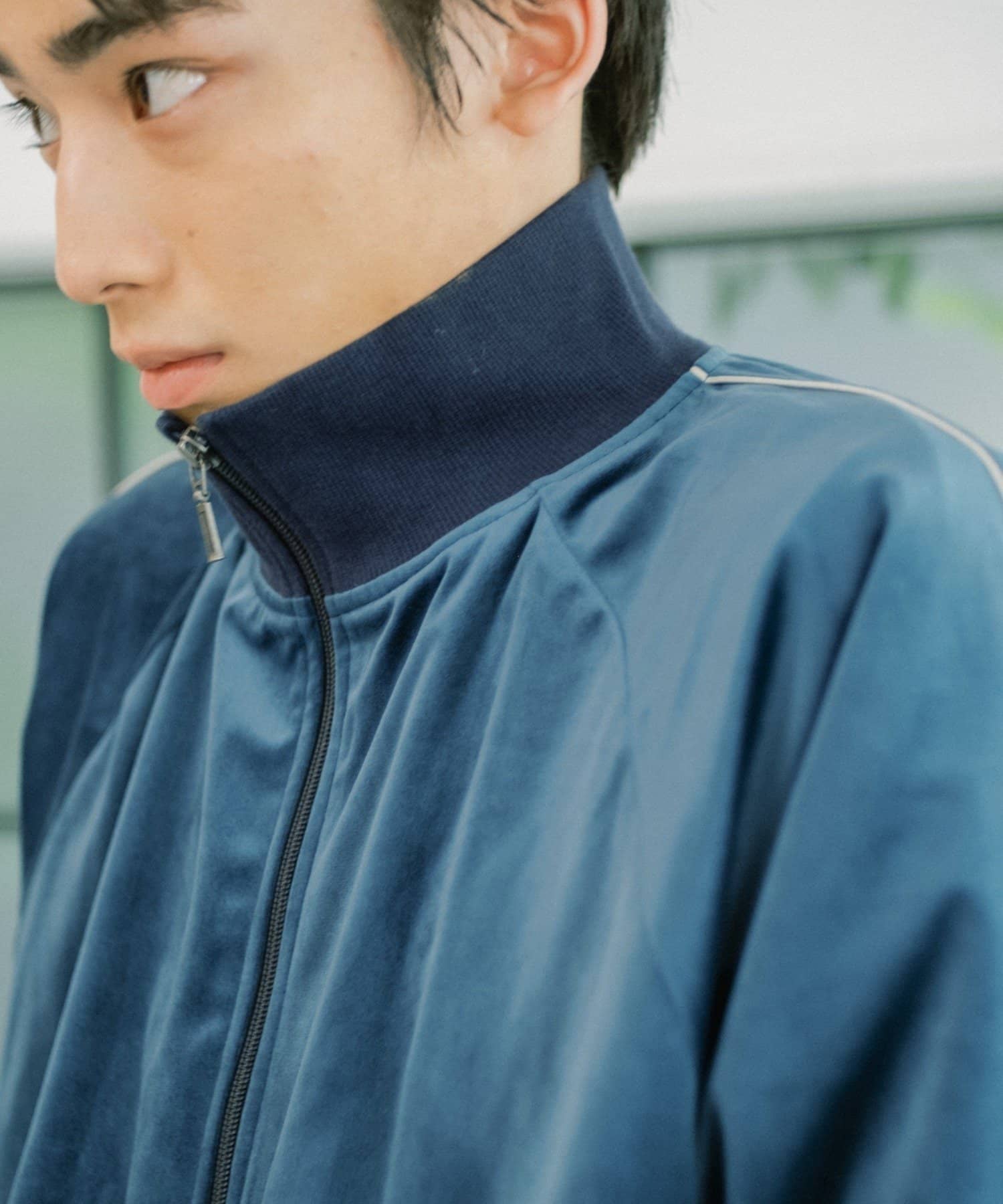 WHIMSIC/新色追加】VELOUR PIPING TRACK JACKET | Kastane(カスタネ ...