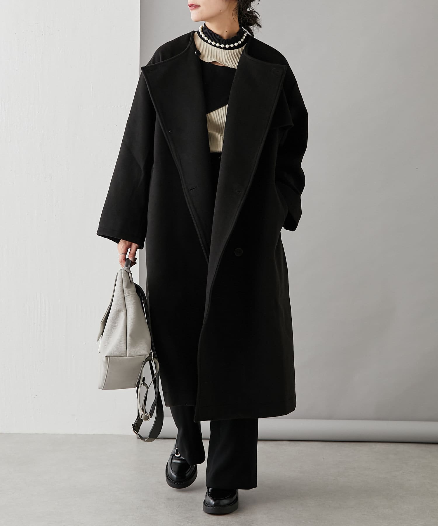 NEW ARRIVAL》Kinloch Andersonダブルフェイスショートコート - ear