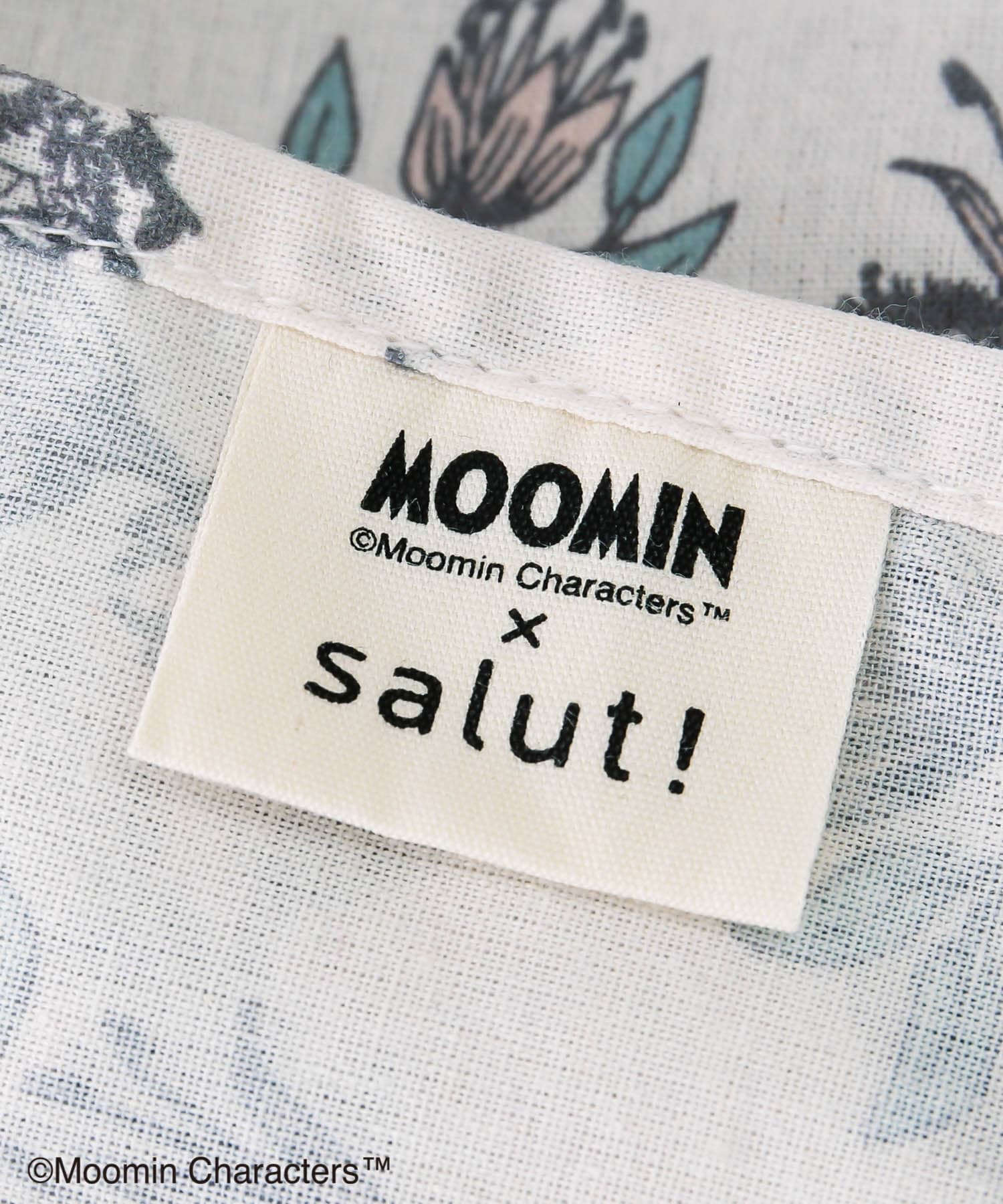 salut!(サリュ) 【MOOMIN×salut!】柳ワンハンドルバスケット布付き