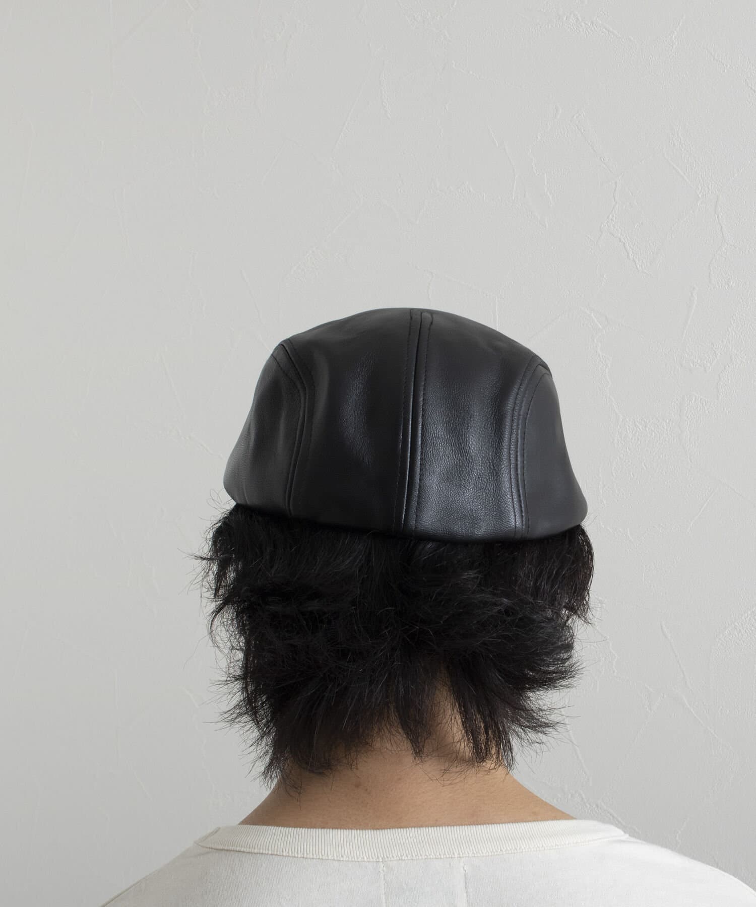 FREDY & GLOSTER(フレディ アンド グロスター) 【GLOSTER】ラムレザーハンチング ハンチング帽 Leather