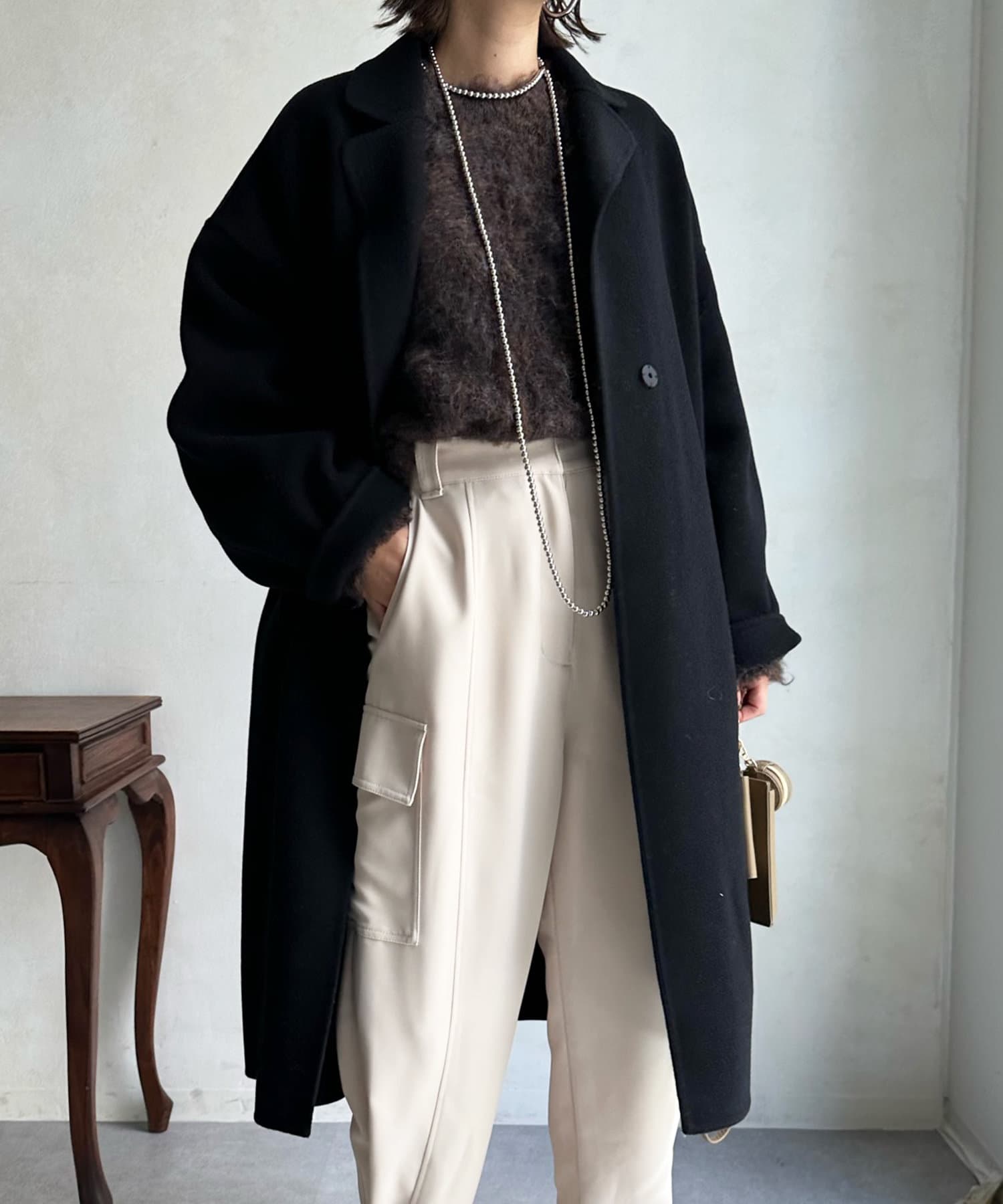日本未上陸 Massimo Dutti マッシモデュッティ ロングコート