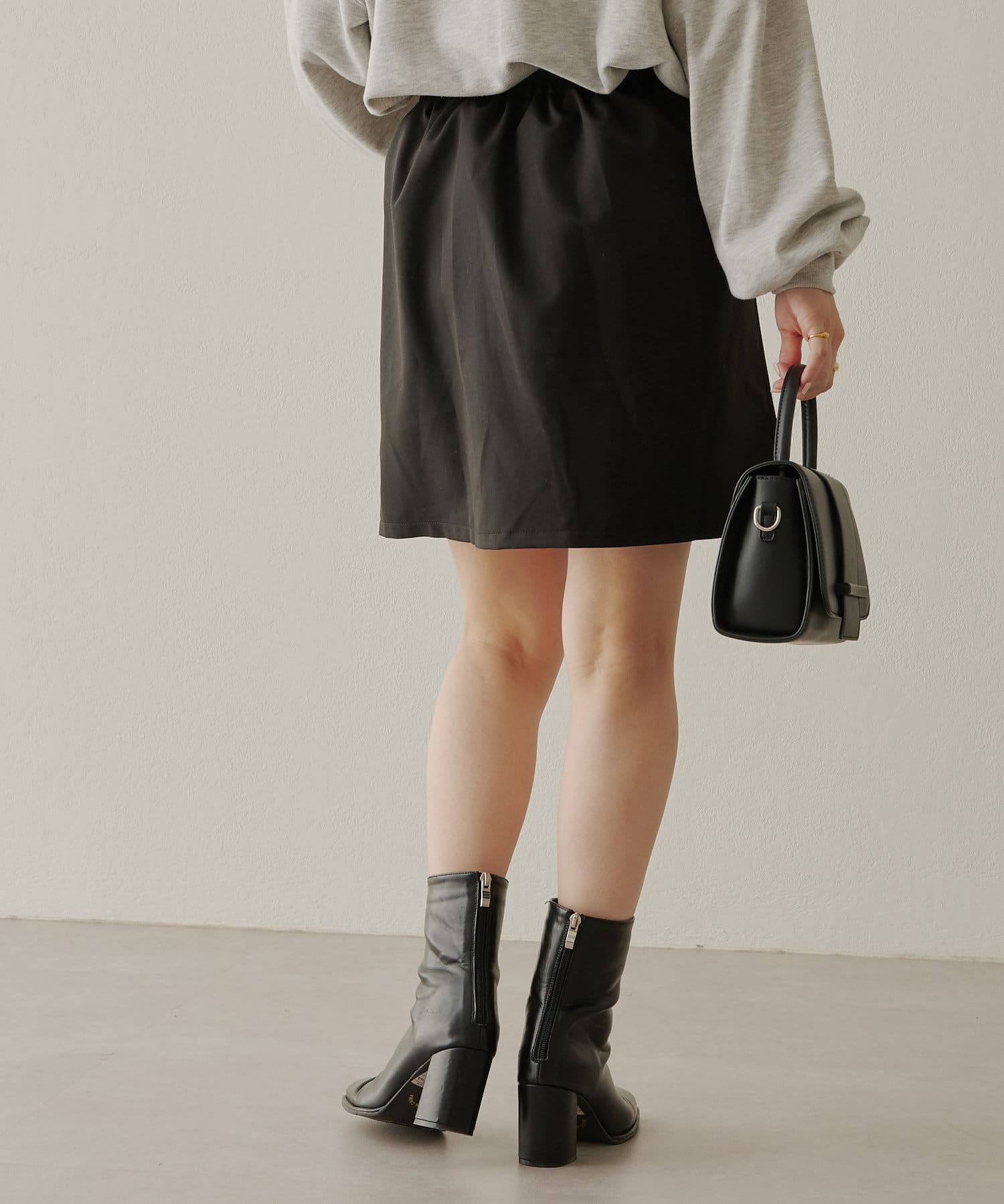 低身長向けシリーズ/S・Mサイズ展開】ベルト付ミニスカート | NICE