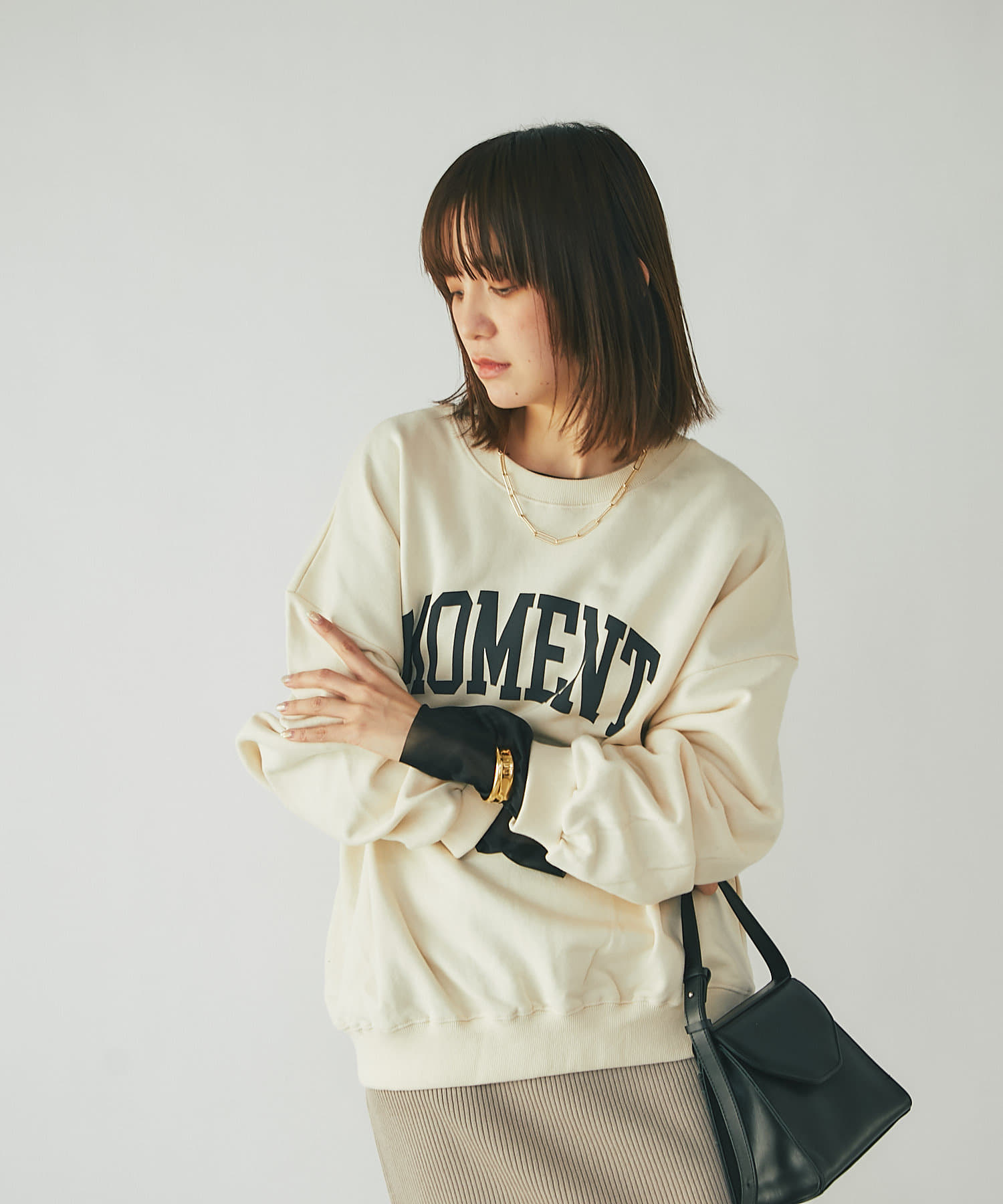 WEB限定/今季イチオシのカレッジT】BIGカレッジロゴ2WAY