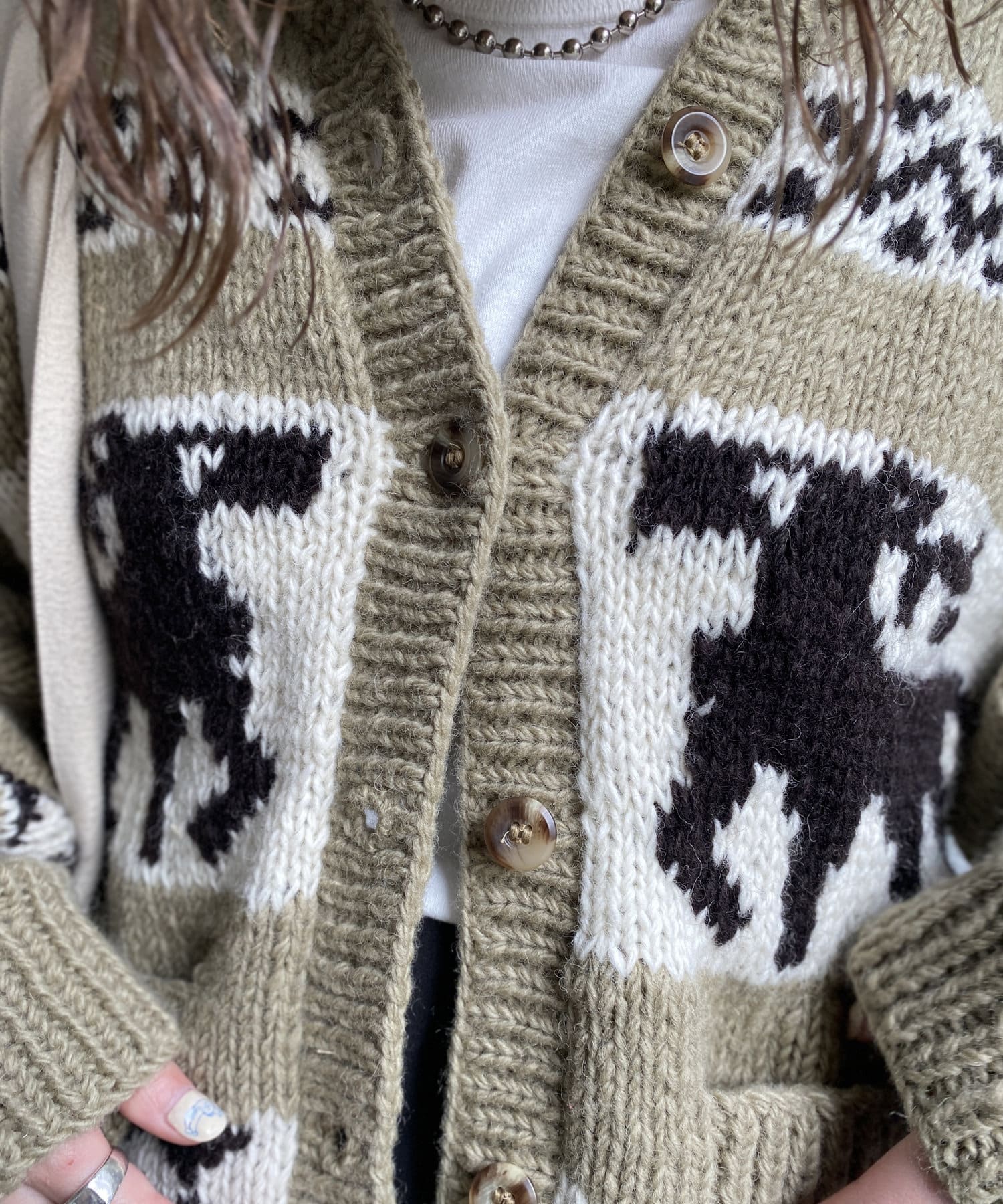 CPCM(シーピーシーエム) カウチンカーディガン