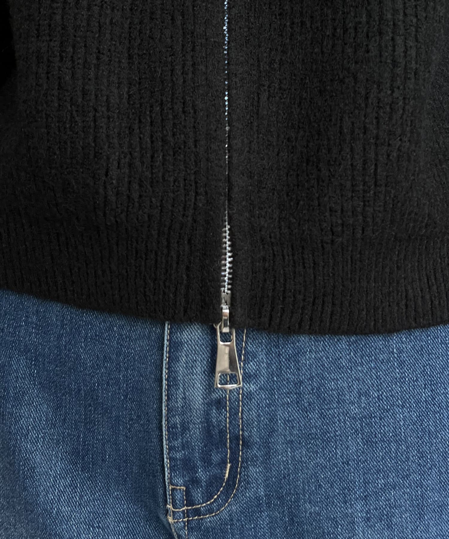 prose verse(プロズヴェール) スタンドネックWジップニット