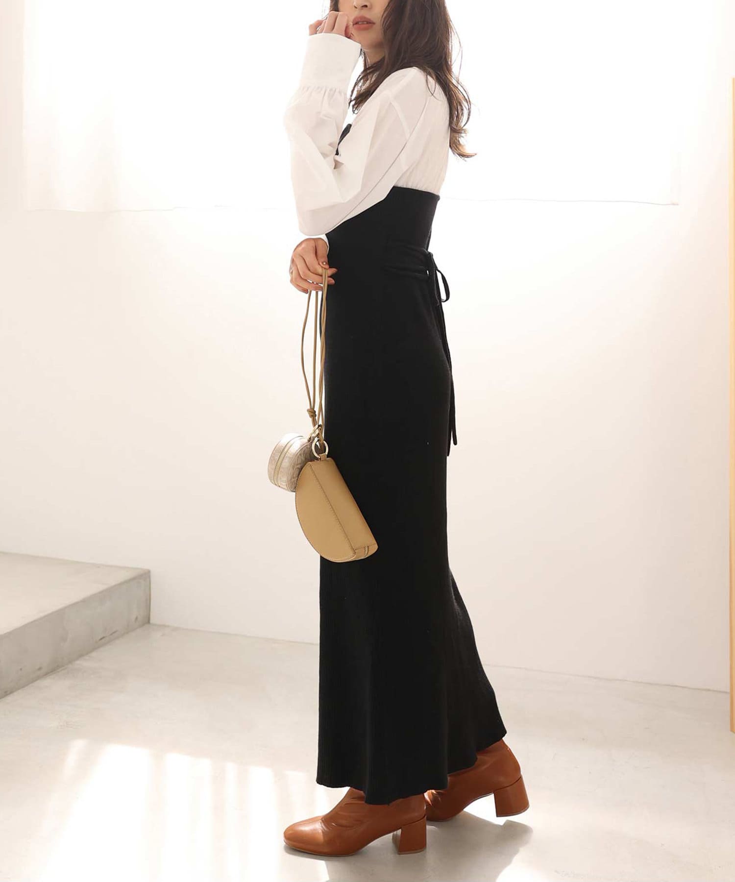 【one after another】マイクロミニハーフムーンバッグ | NICE CLAUP / OLIVE des OLIVE ...