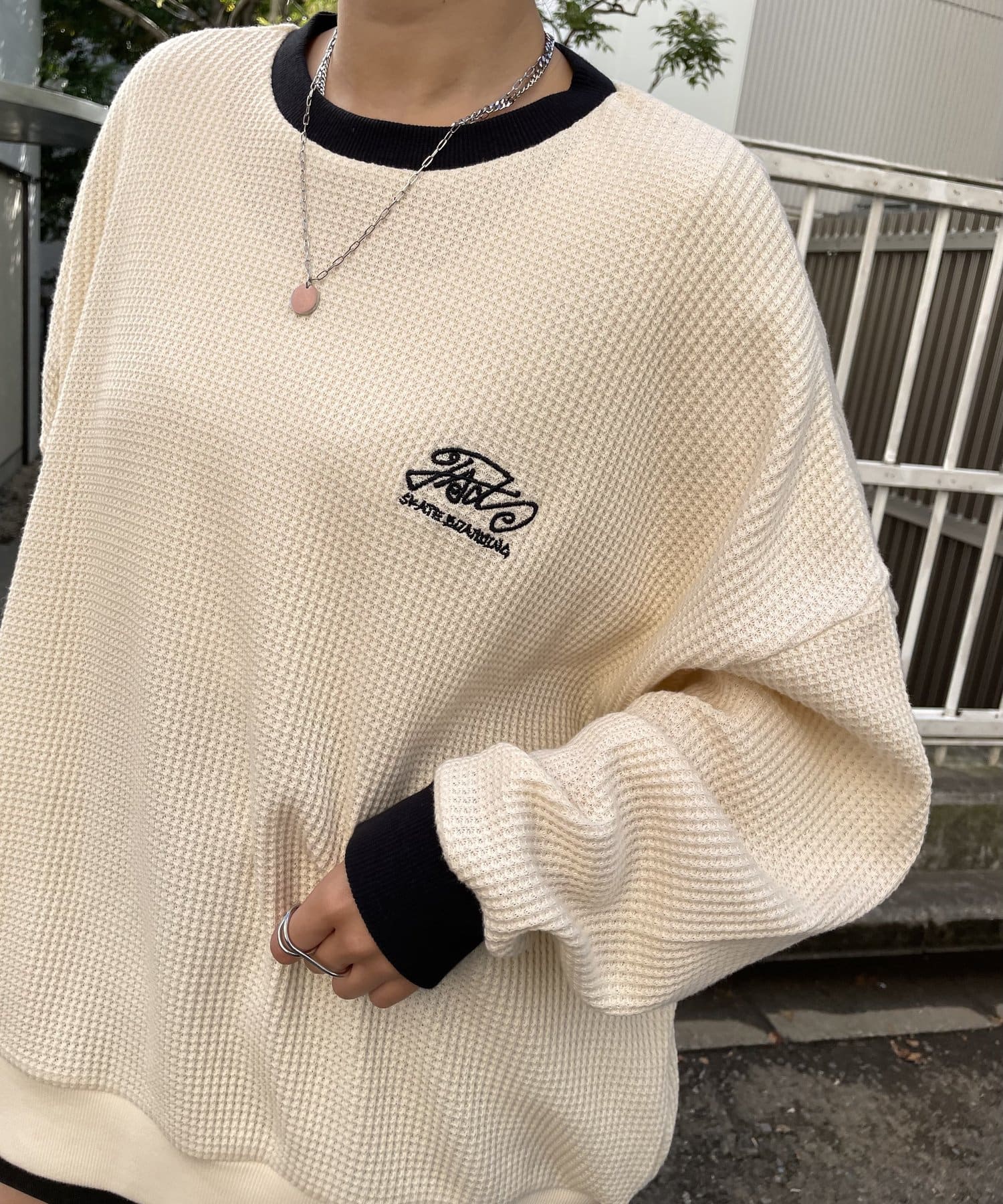 COOPER FACTワッフルトレーナー WHO'S WHO gallery(フーズフーギャラリー)レディース PAL  CLOSET(パルクローゼット) パルグループ公式ファッション通販サイト