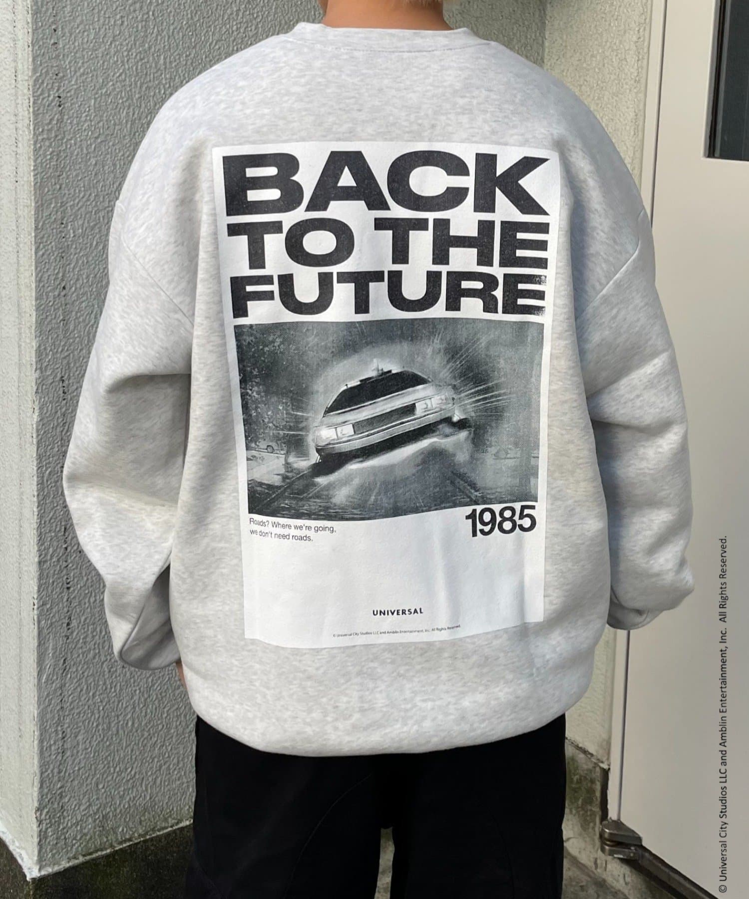 BACK TO THE FUTUREロゴスウェット | WHO'S WHO gallery(フーズフー 