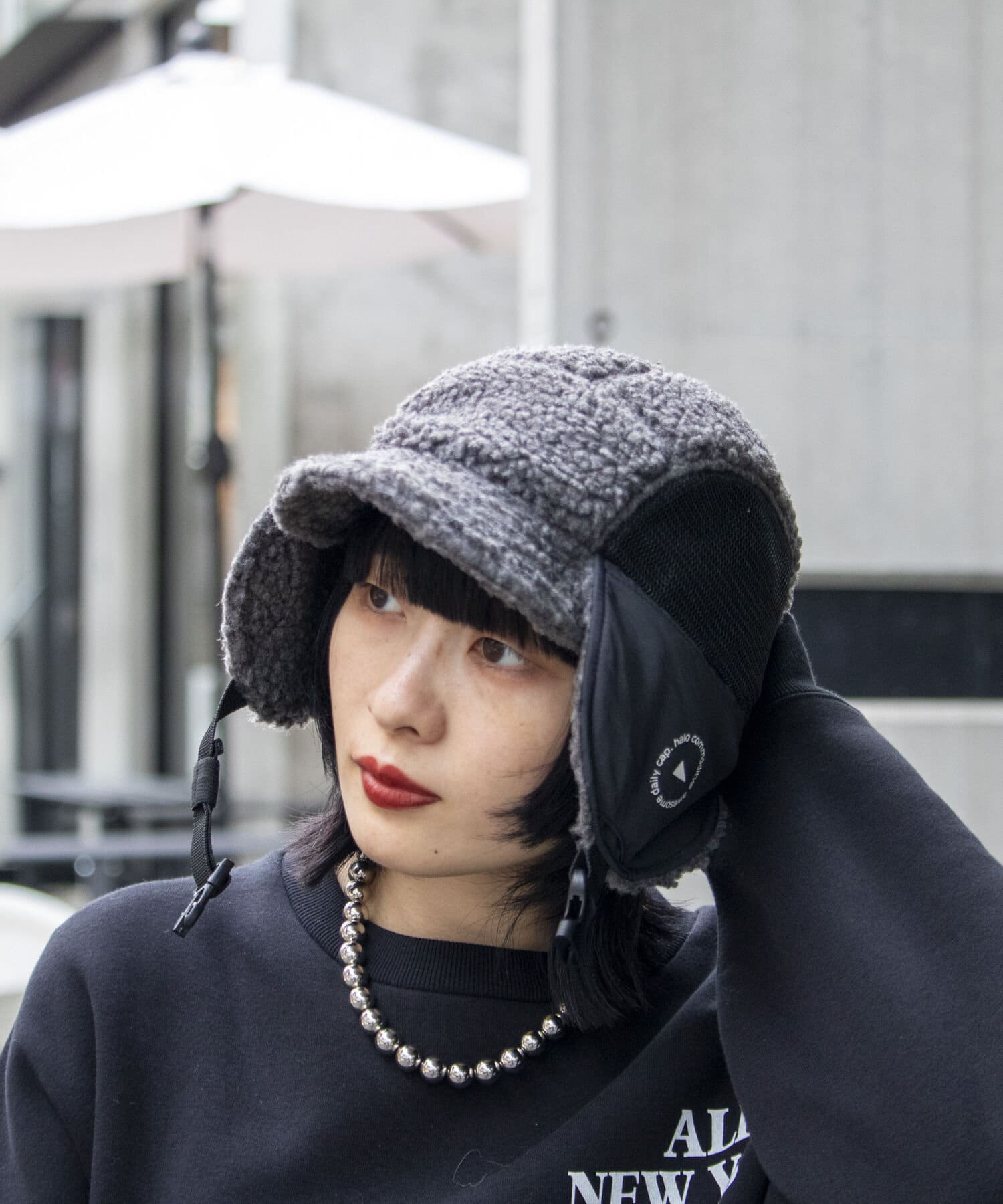 halo Commodity】Makalu Flap Cap ボア フリース | FREDY & GLOSTER