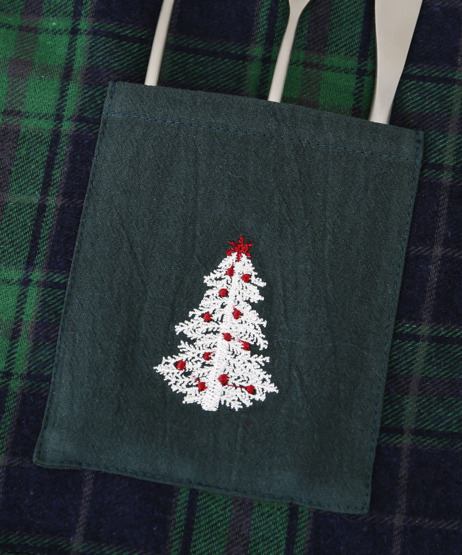 Red Christmas Table チェック柄ランチョンマット グリーン Salut サリュ ライフスタイル Pal Closet パルクローゼット パルグループ公式ファッション通販サイト