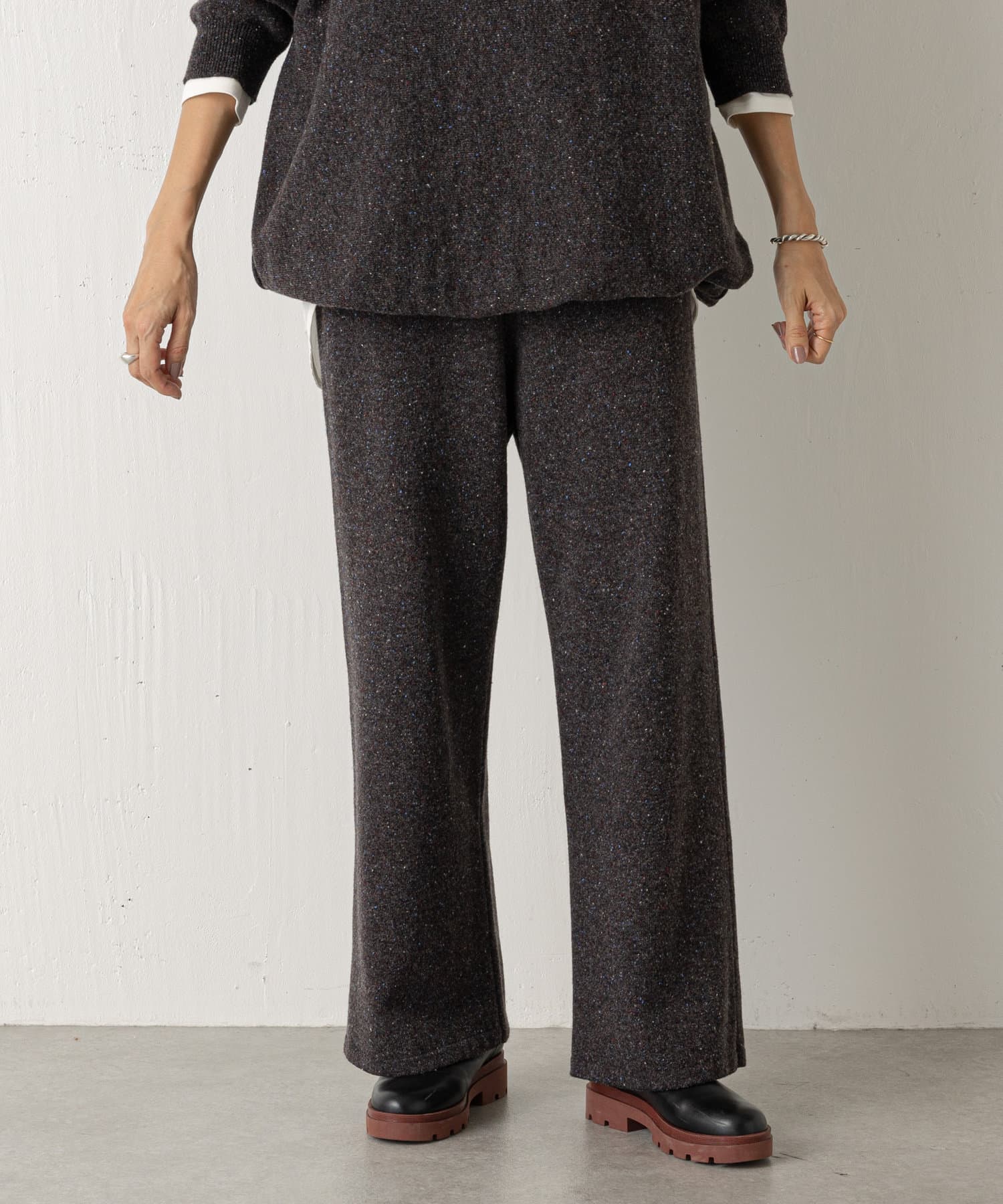BEARDSLEY(ビアズリー) 《セットアップがおすすめ》カラーネップパンツ