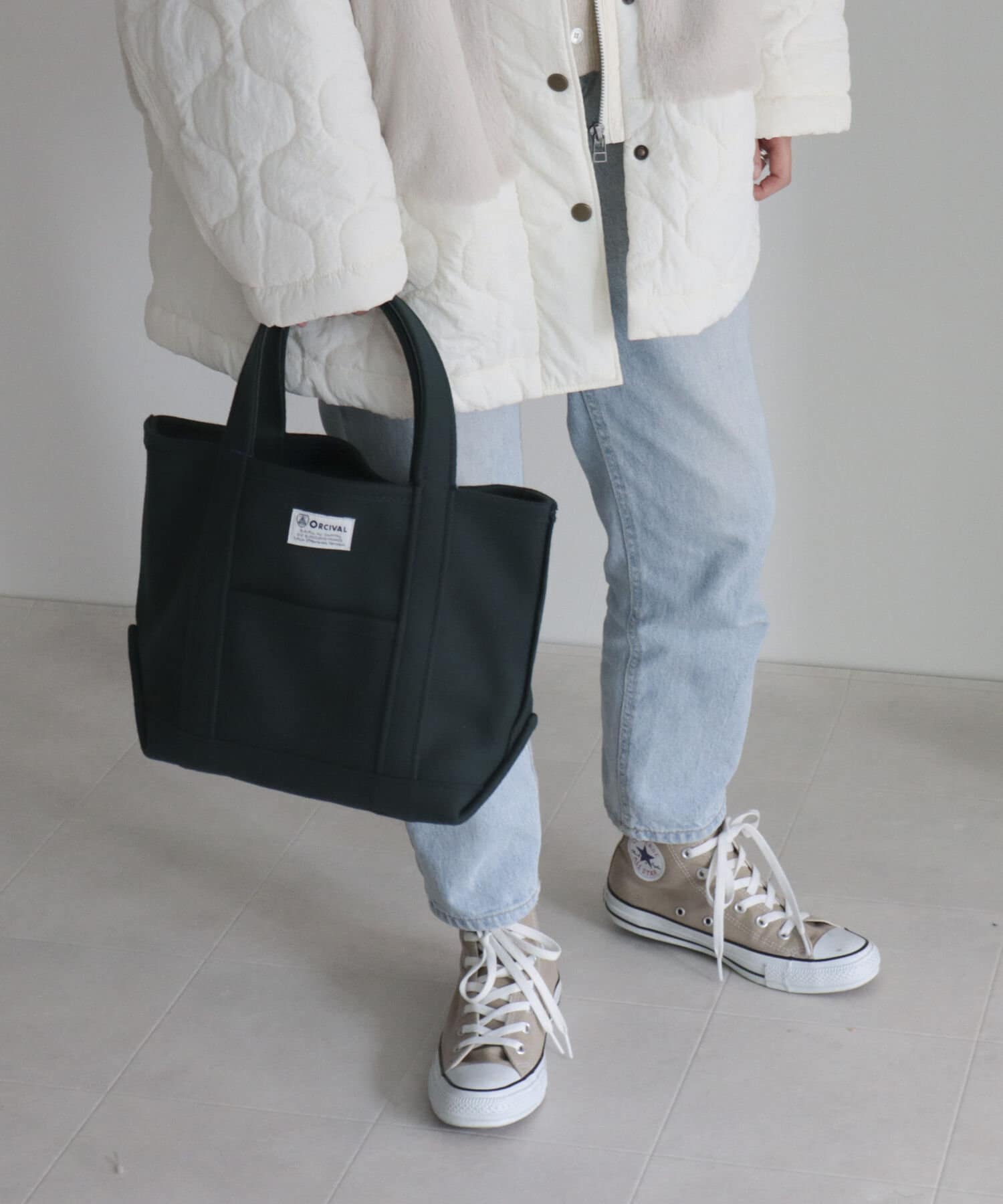 ORCIVAL/オーシバル】MELTON TOTE BAG SMALL | FREDY & GLOSTER