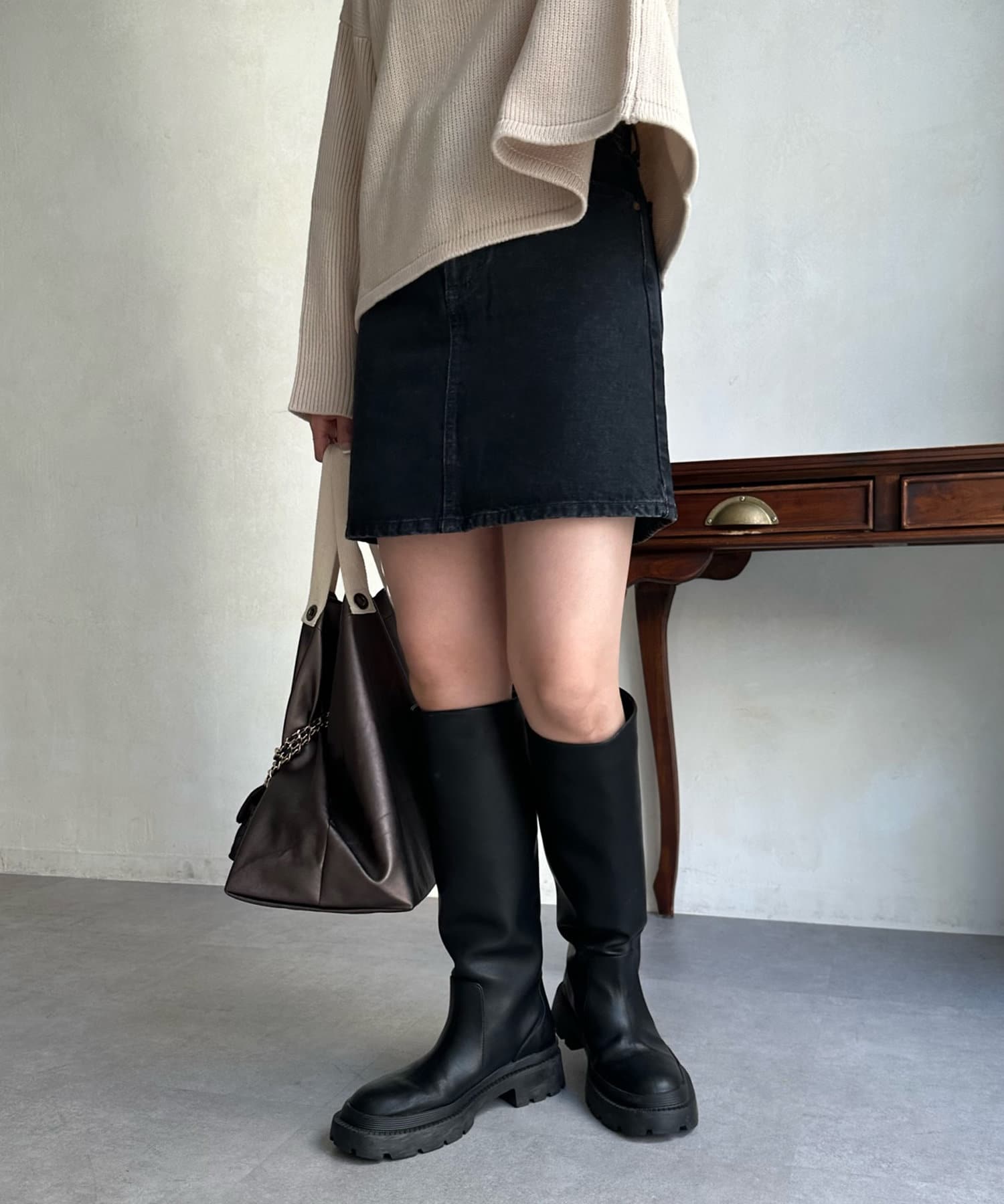 DOUDOU(ドゥドゥ) 【LEE/リー】STANDARD WARDROBE デニムミニスカート