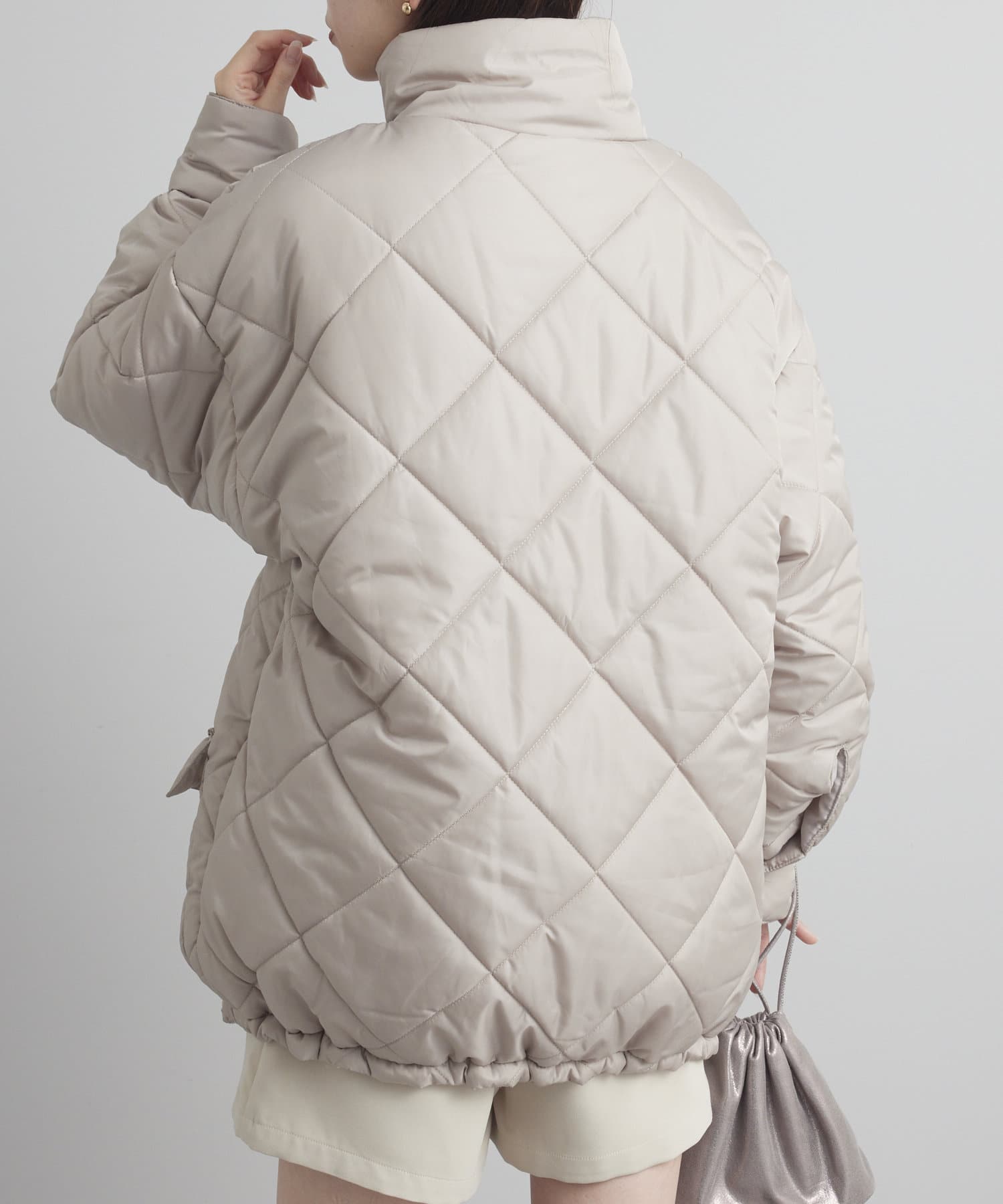 ジャケット/アウター定価以下❗️ 中綿キルティングショートジャケット