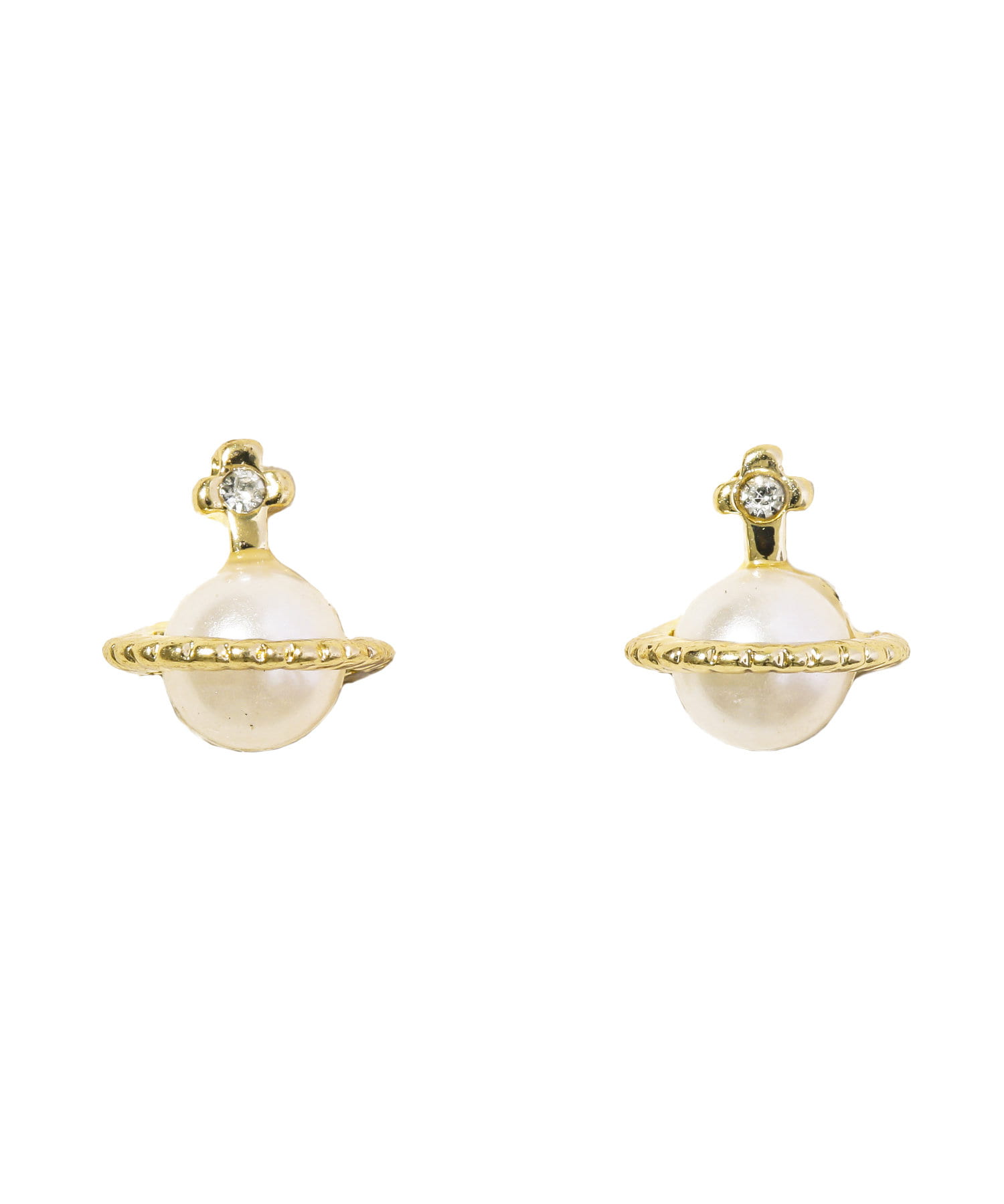 Lattice(ラティス) 土星モチーフマグネットピアス