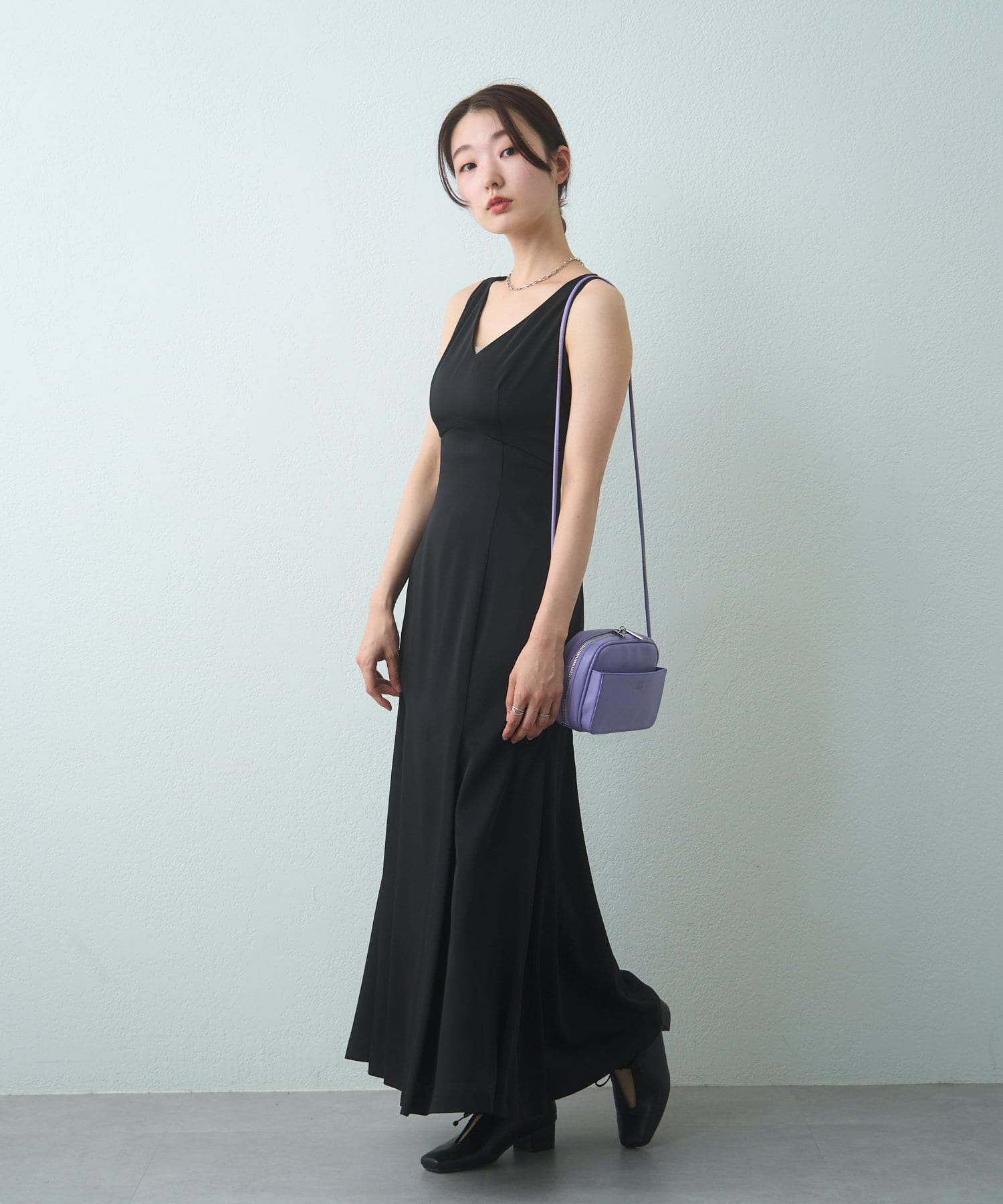Kastane(カスタネ) 【結婚式/オケージョンドレス】2piece layered dress