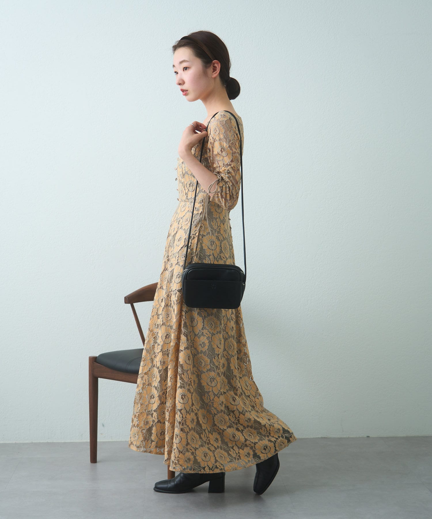 保障できる Kastane dress オケージョンドレス Uneven bicolor Uneven