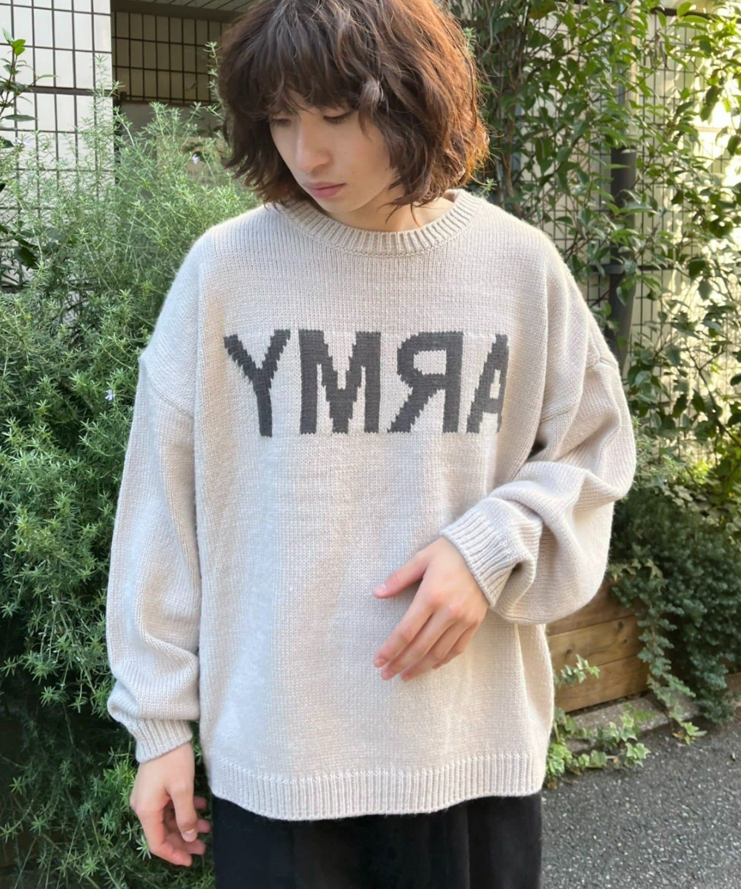 ビッグシルエット リバースロゴ プルオーバーニット | CIAOPANIC ...