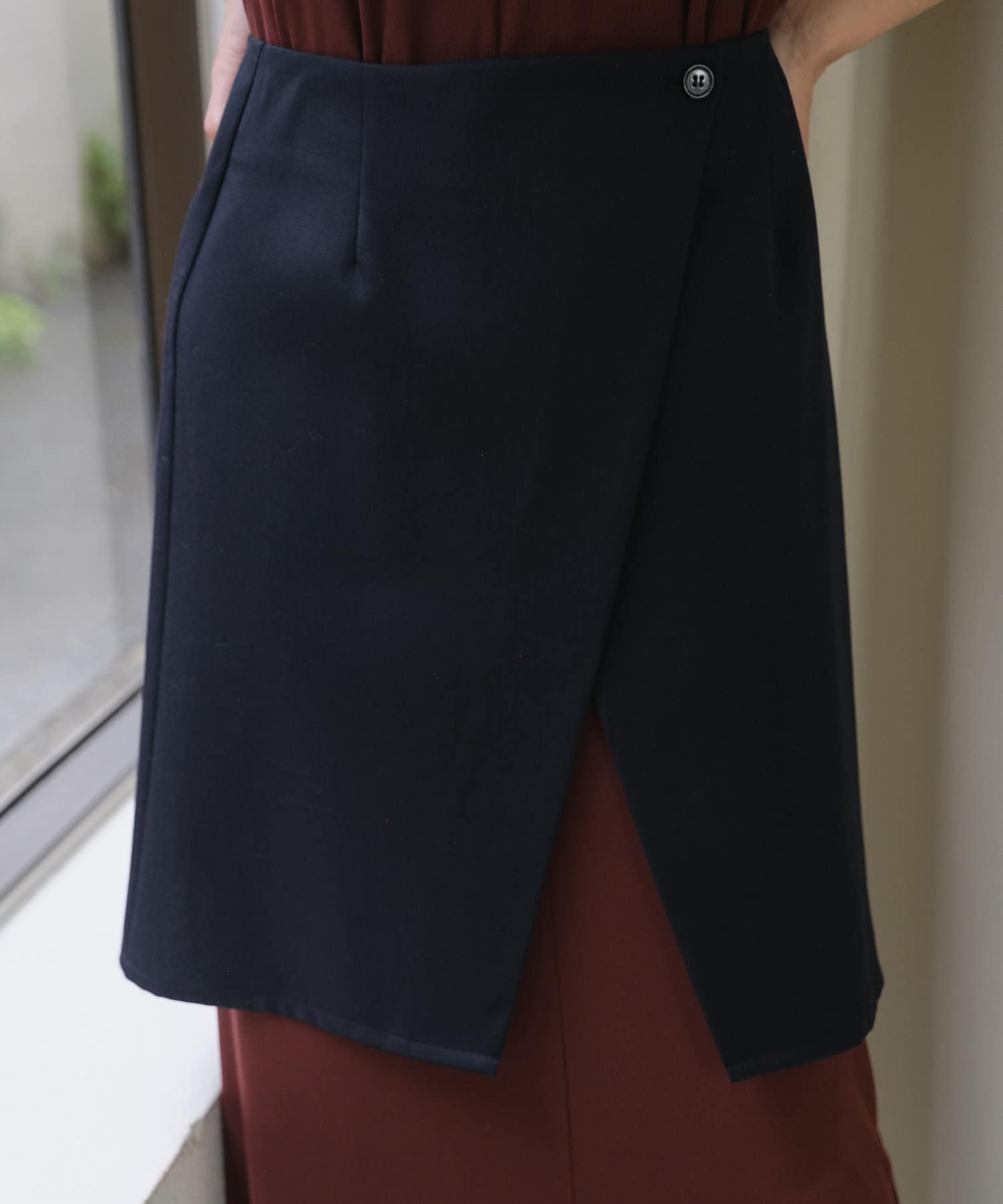 Wool waist cloth/wrap skirt | Pasterip(パセリ)レディース | PAL