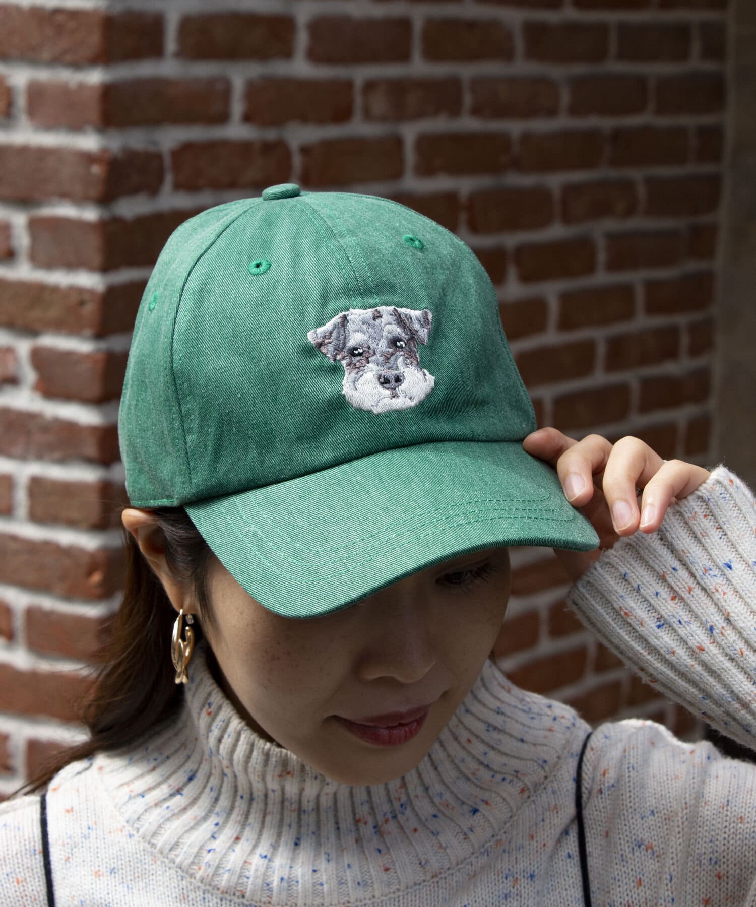 GLOSTER】WASHED DOG embroidery CAP キャップ | FREDY & GLOSTER