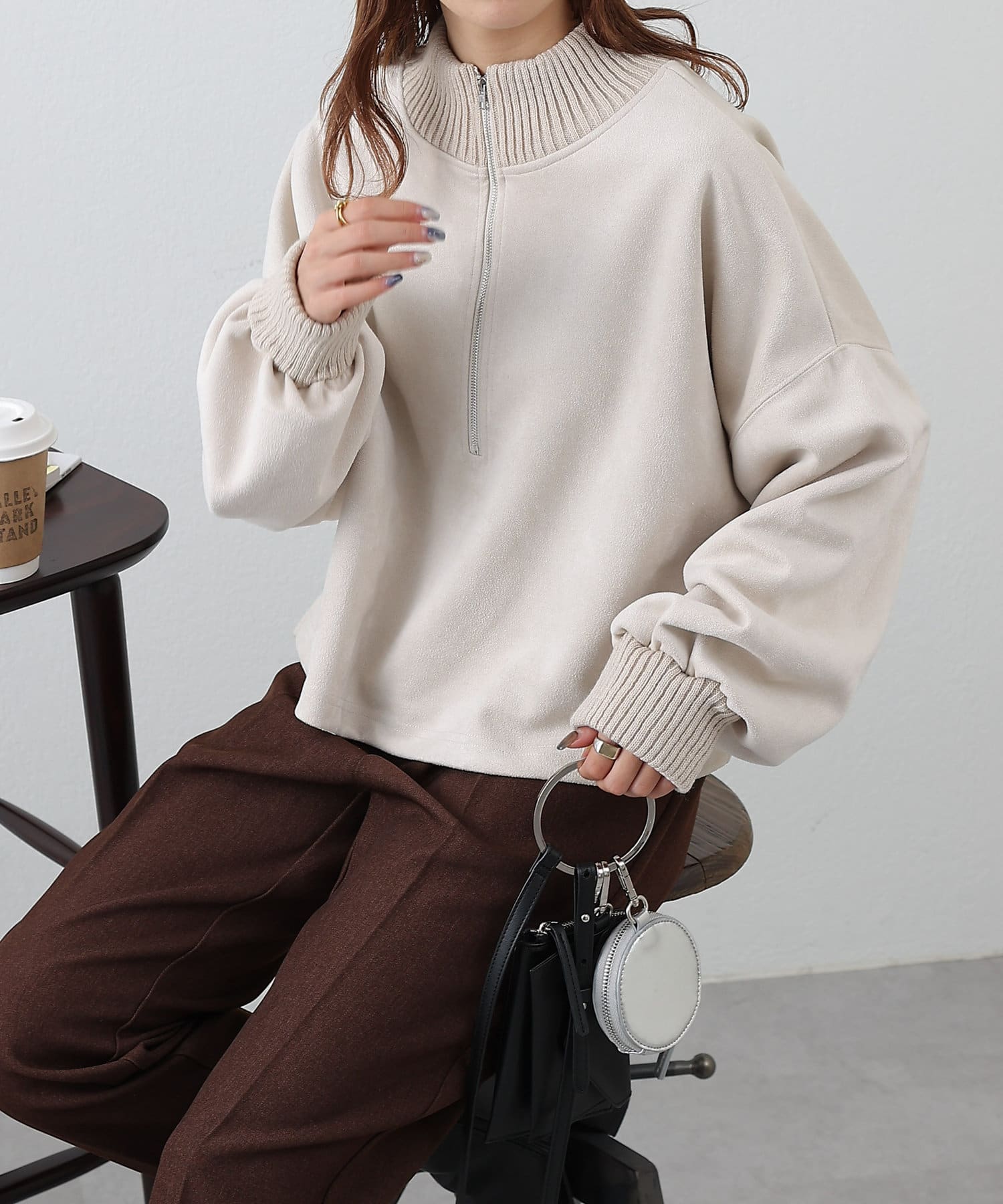 一部予約販売】 【新品】ALPACA SUEDE PO SHIRTS プルオーバー