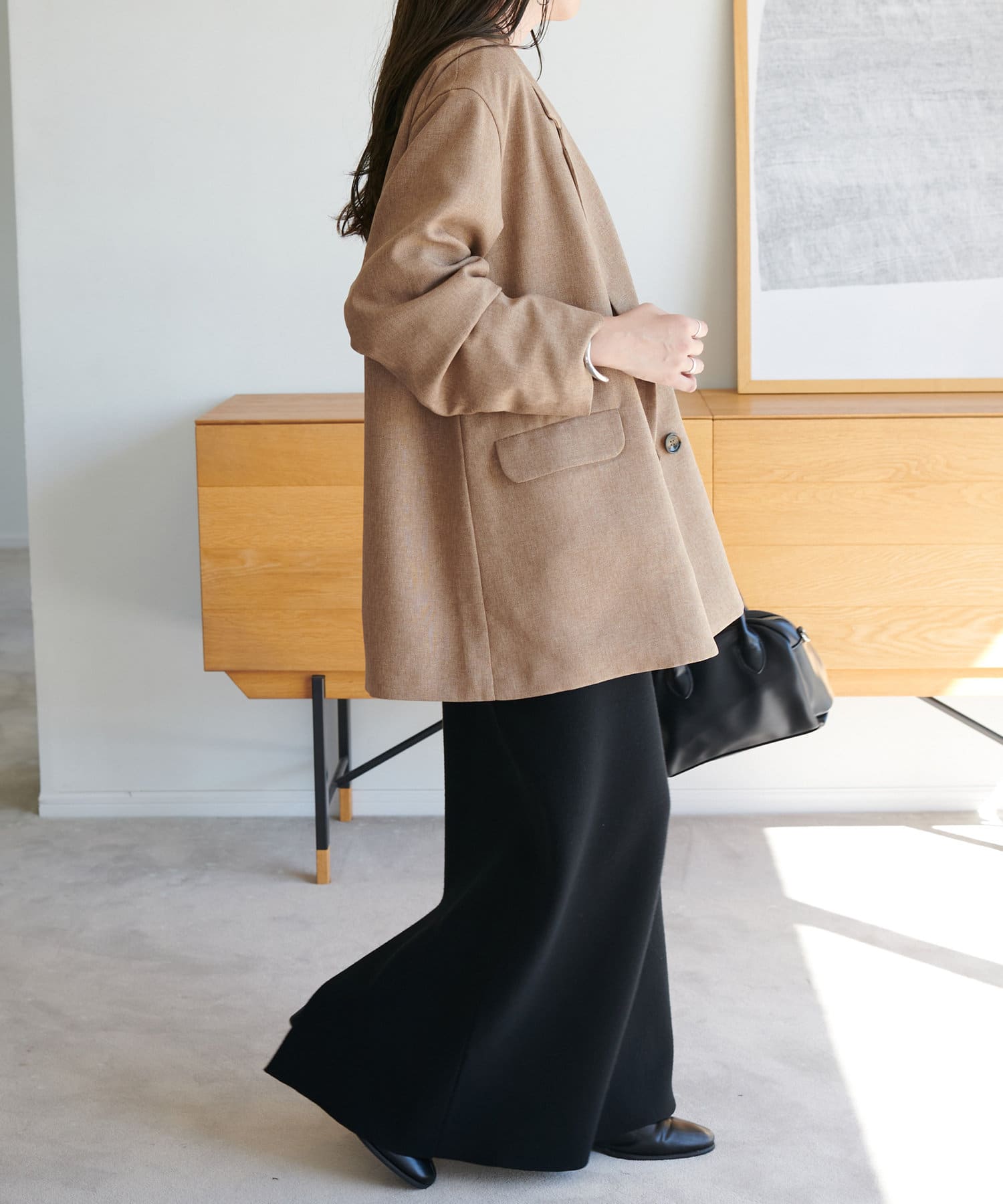 Discoat】ウールライクテーラードジャケット | OUTLET(アウトレット