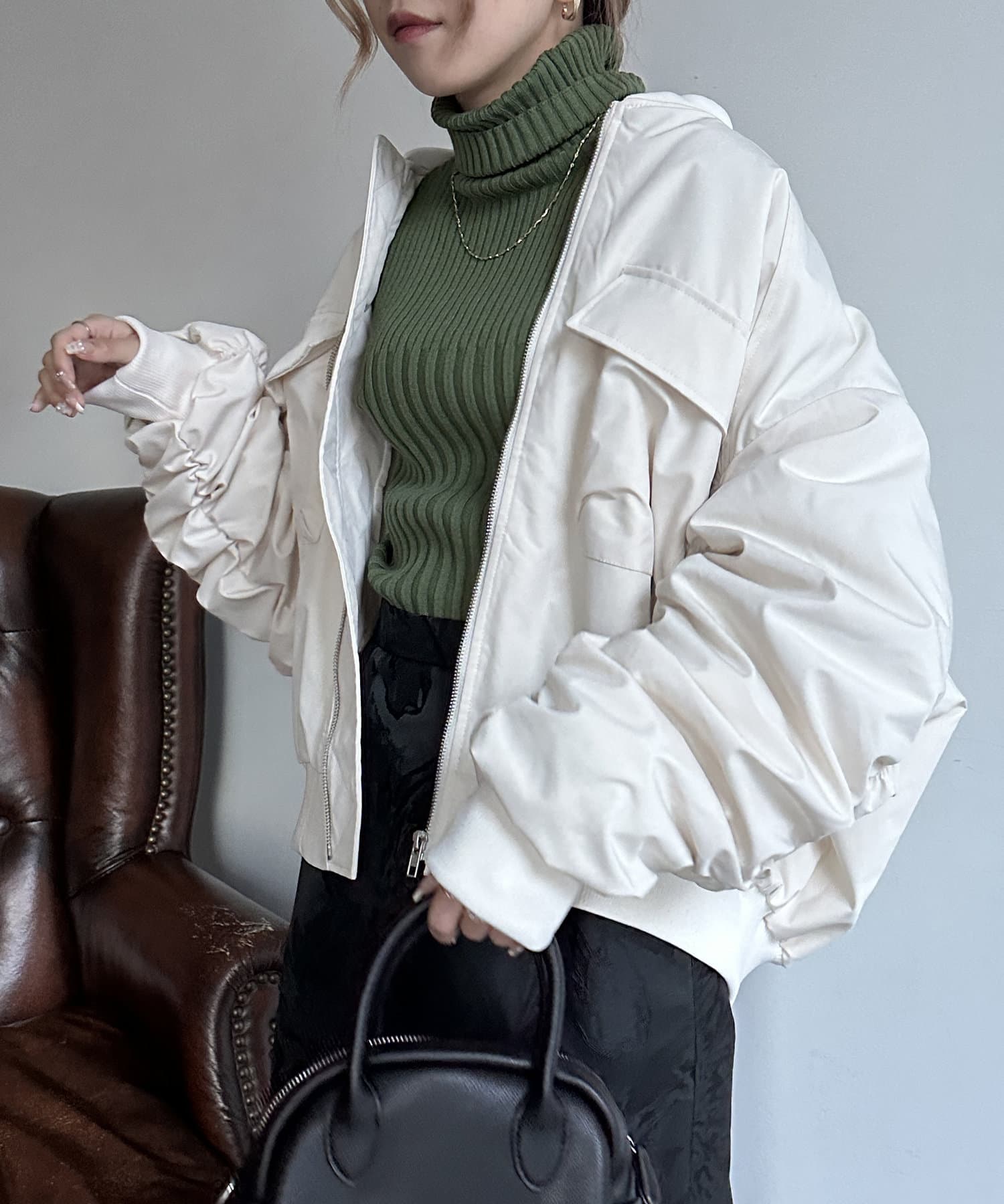 【極美品】ラリアムー　袖2way中綿コート ALL – Lallia Mù