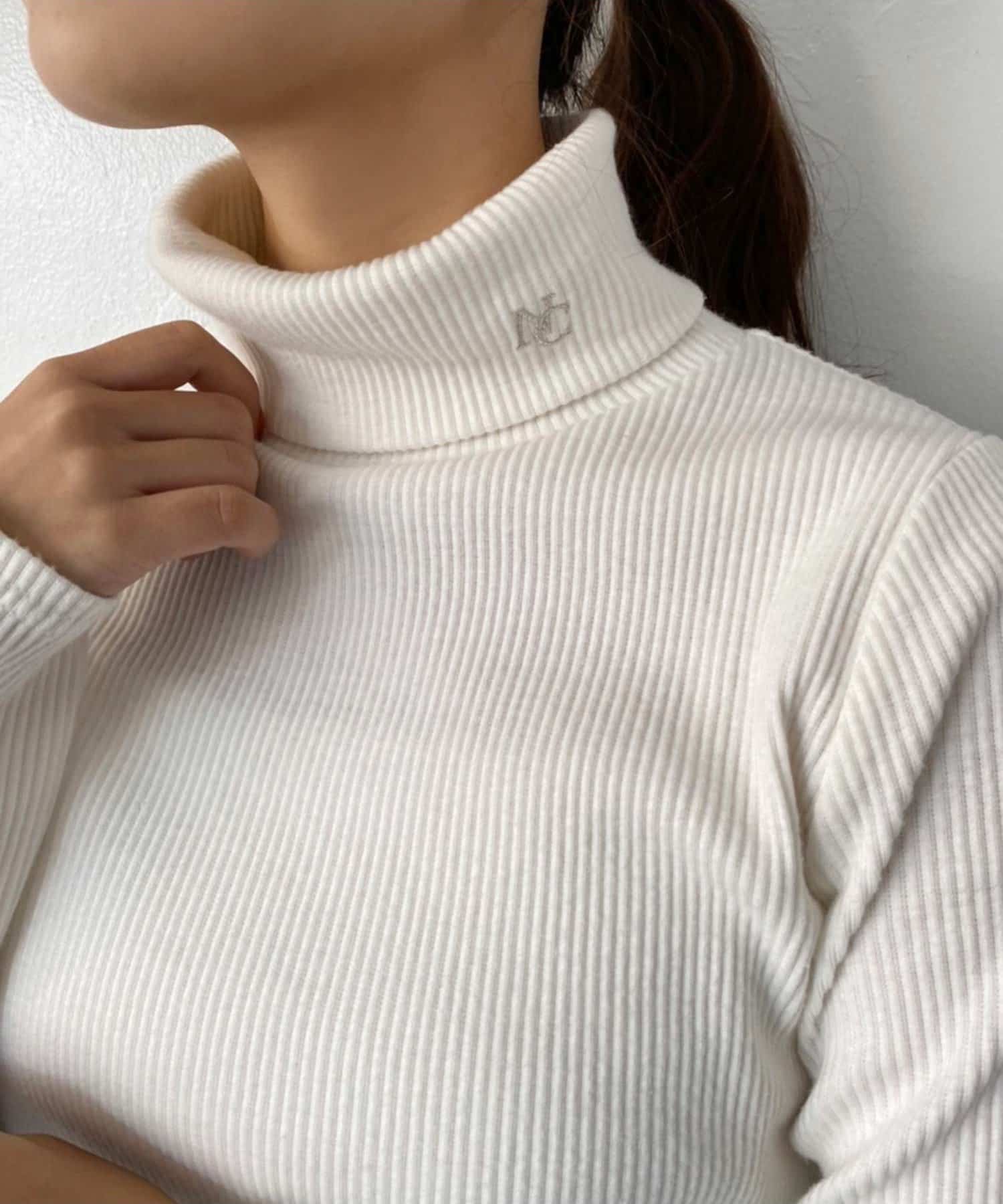 ロゴ刺しゅうタートル | one after another NICE CLAUP(ワンアフター