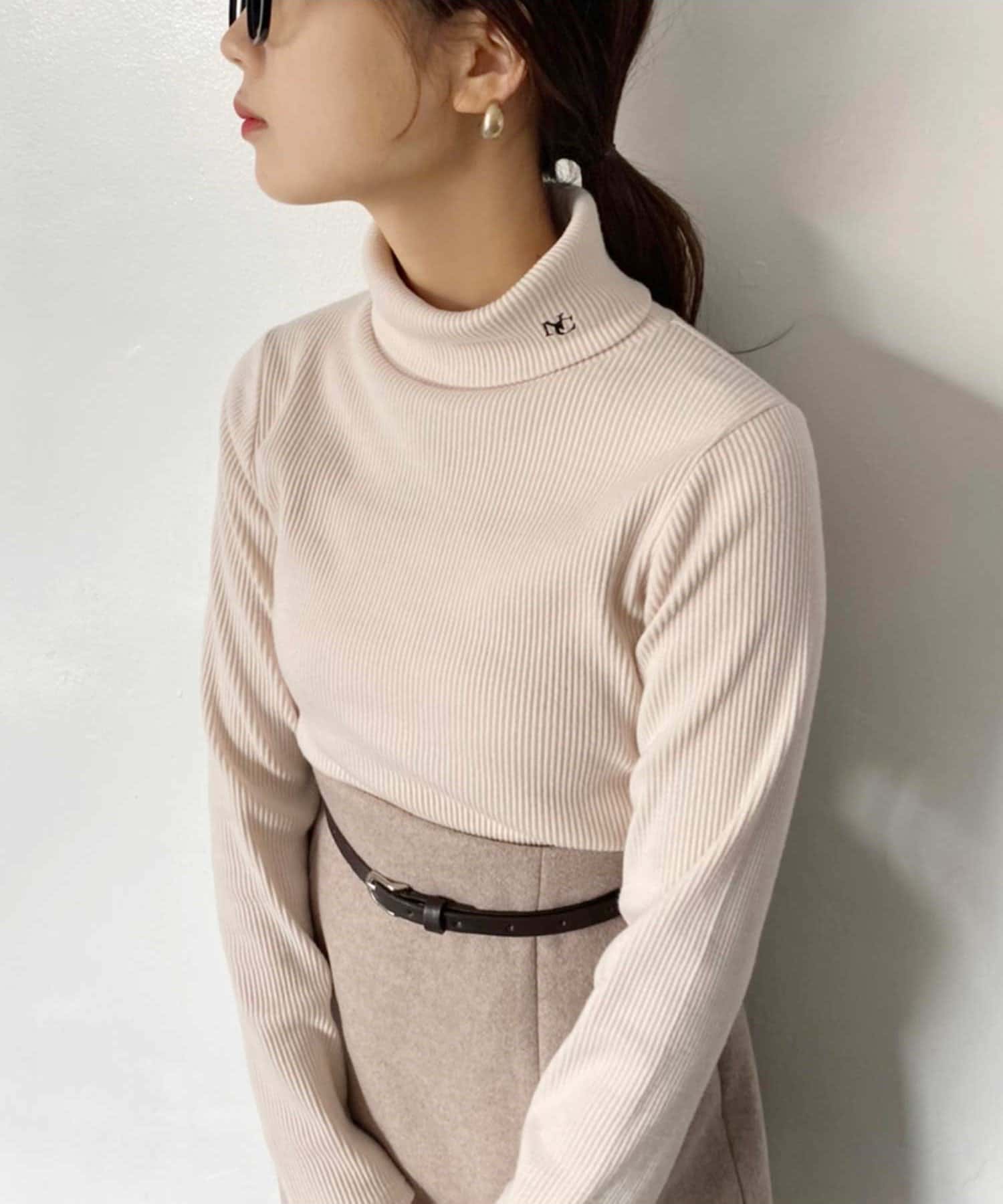 ロゴ刺しゅうタートル | one after another NICE CLAUP(ワンアフター