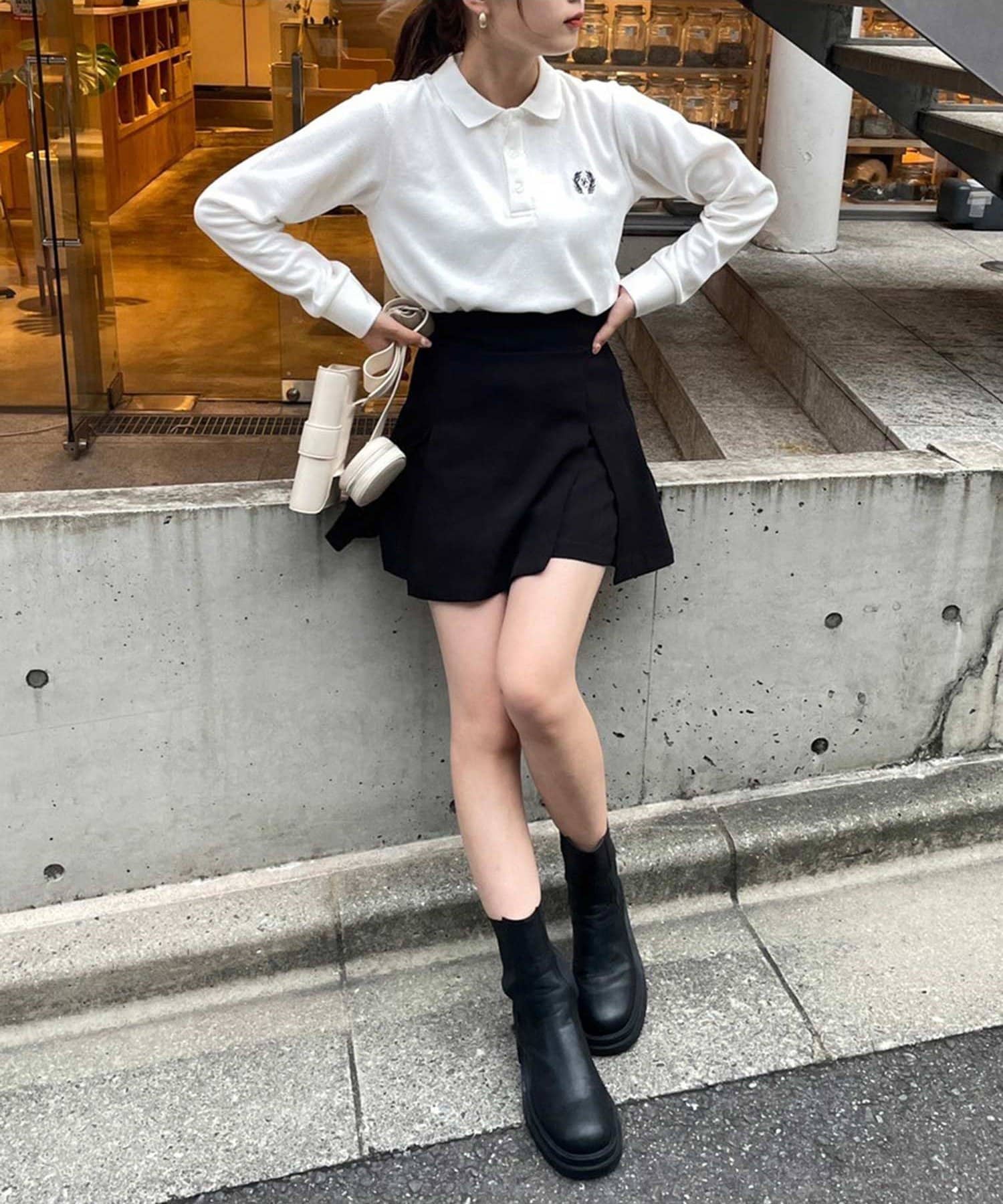 one after another】NC刺しゅうポロシャツ | NICE CLAUP / OLIVE des