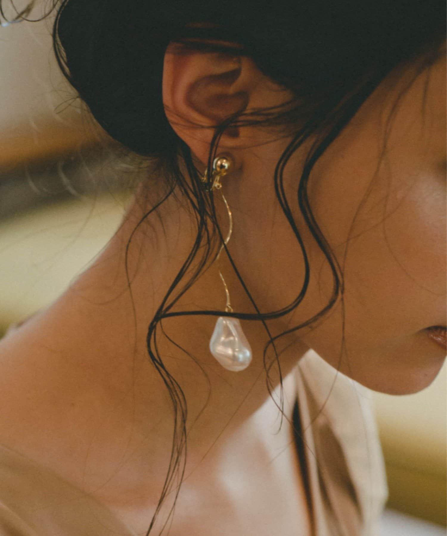 Kastane(カスタネ) 【fiw.】baroque pearl earring