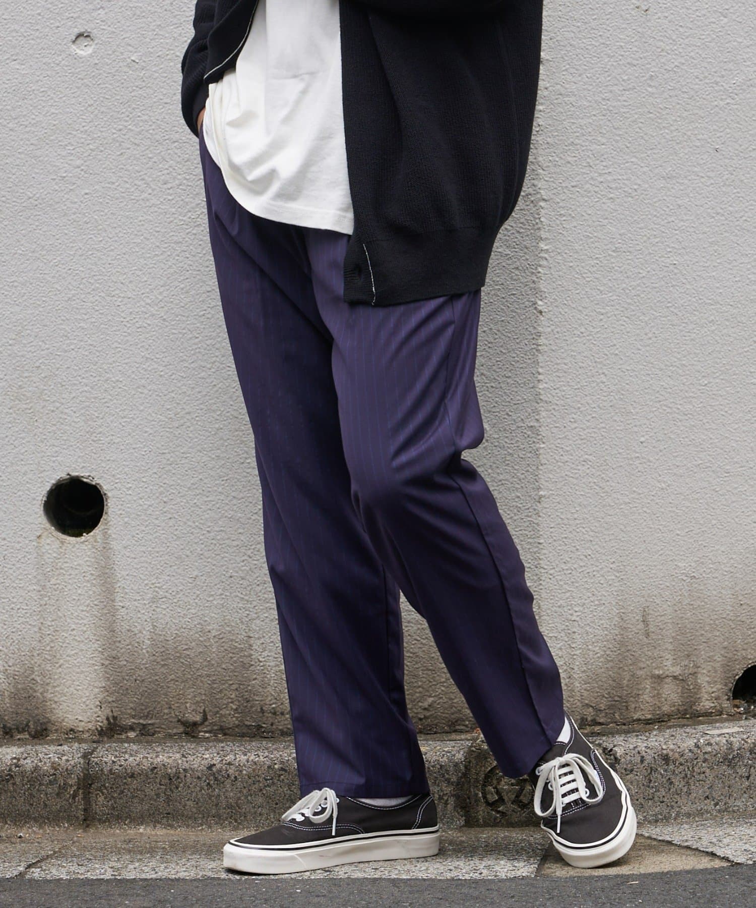 60s? Tapered stripe slacks テーパードスラックス