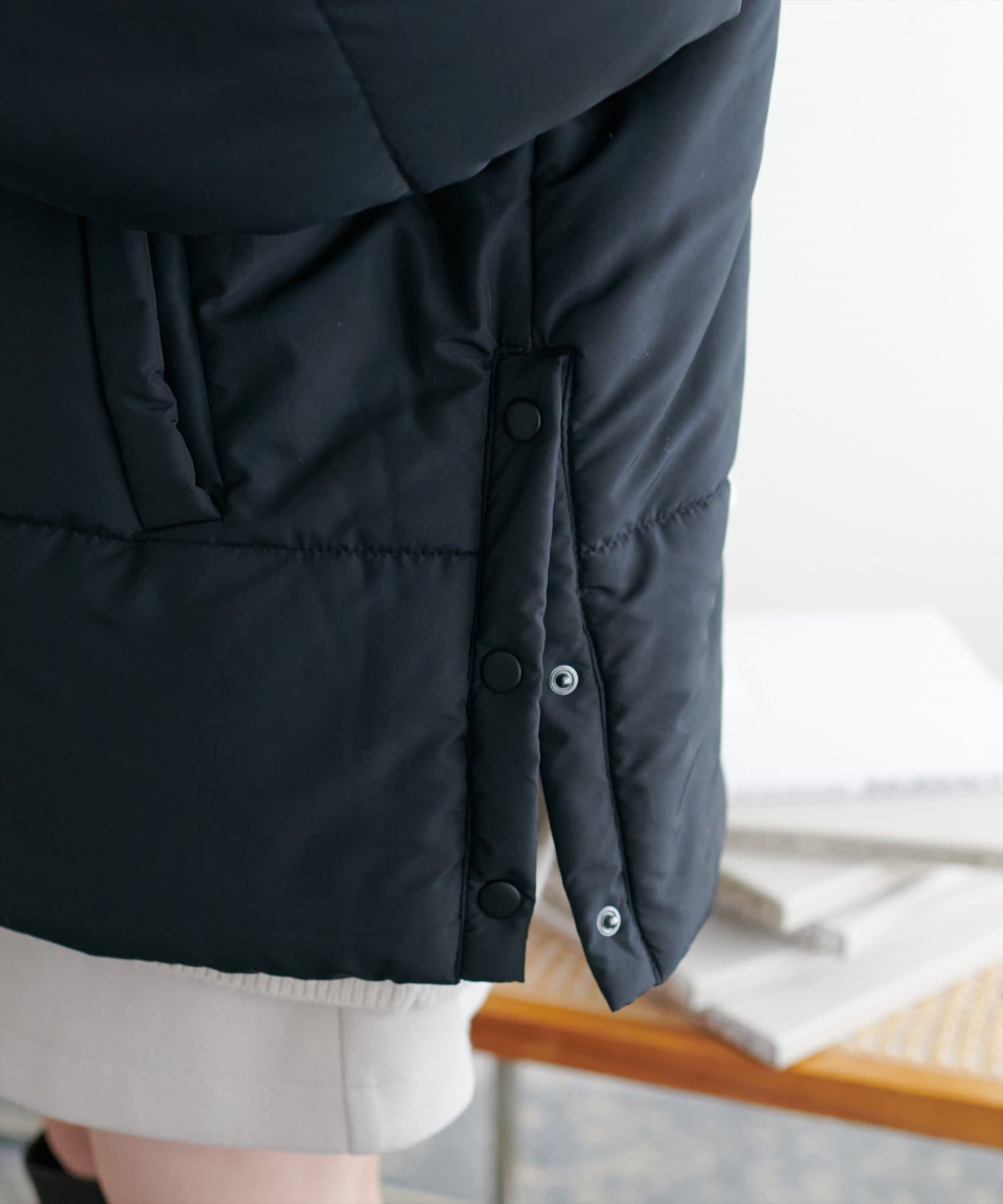 natural couture(ナチュラルクチュール) サイドスリットエコダウン