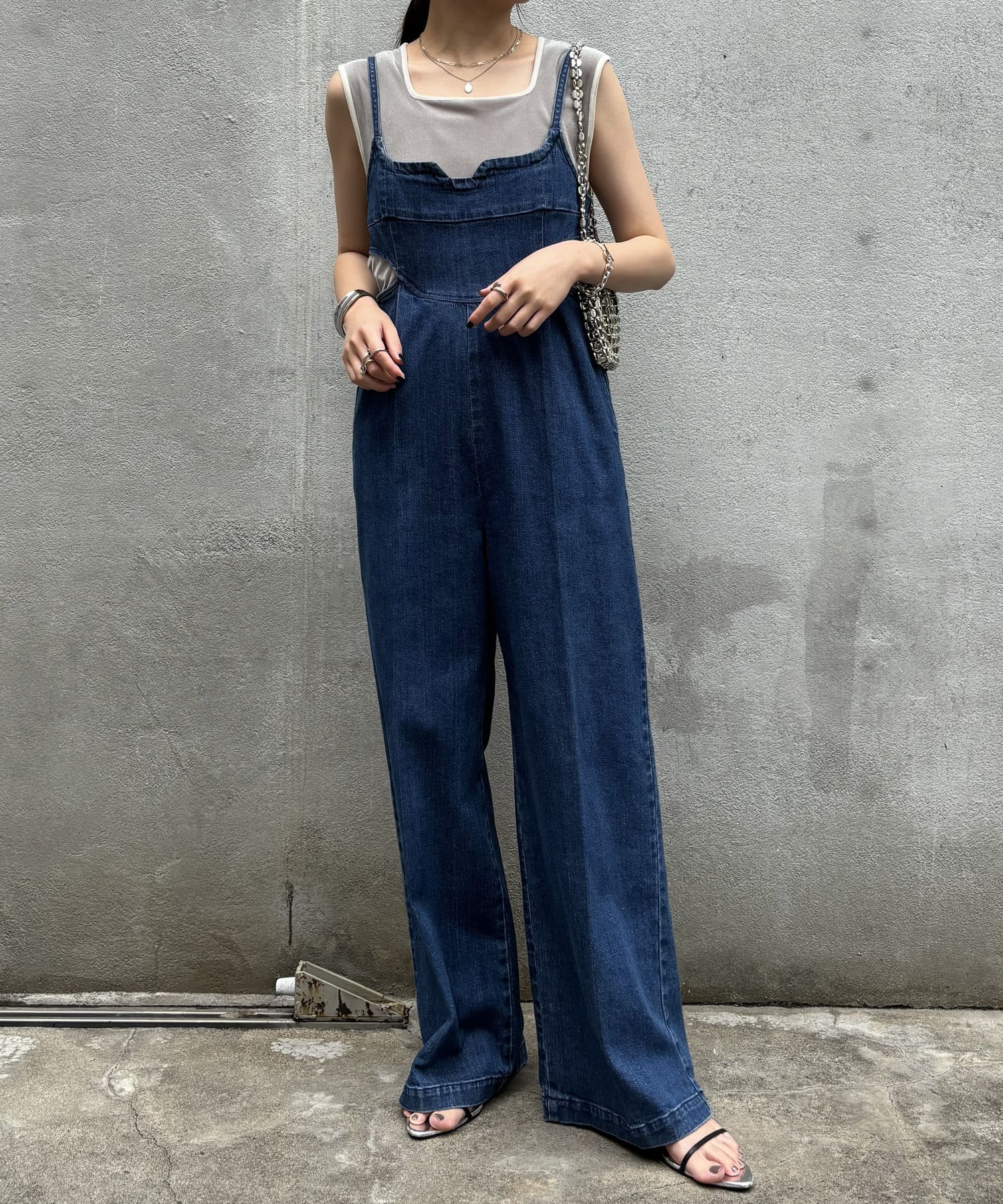 82%OFF!】 未使用 Clipping denim rompers