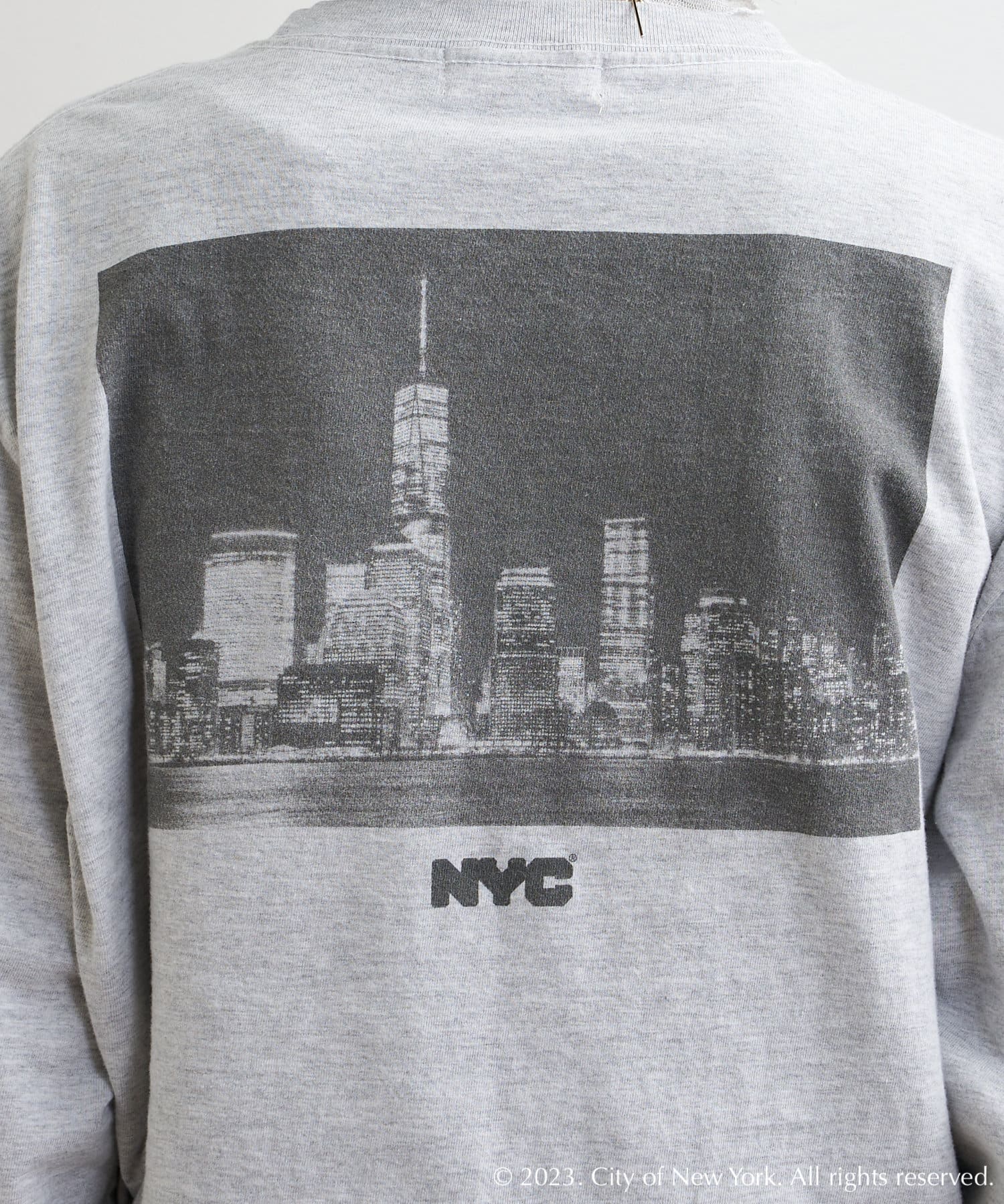 Omekashi(オメカシ) 別注 NYC PHOTO ロングスリーブTシャツ