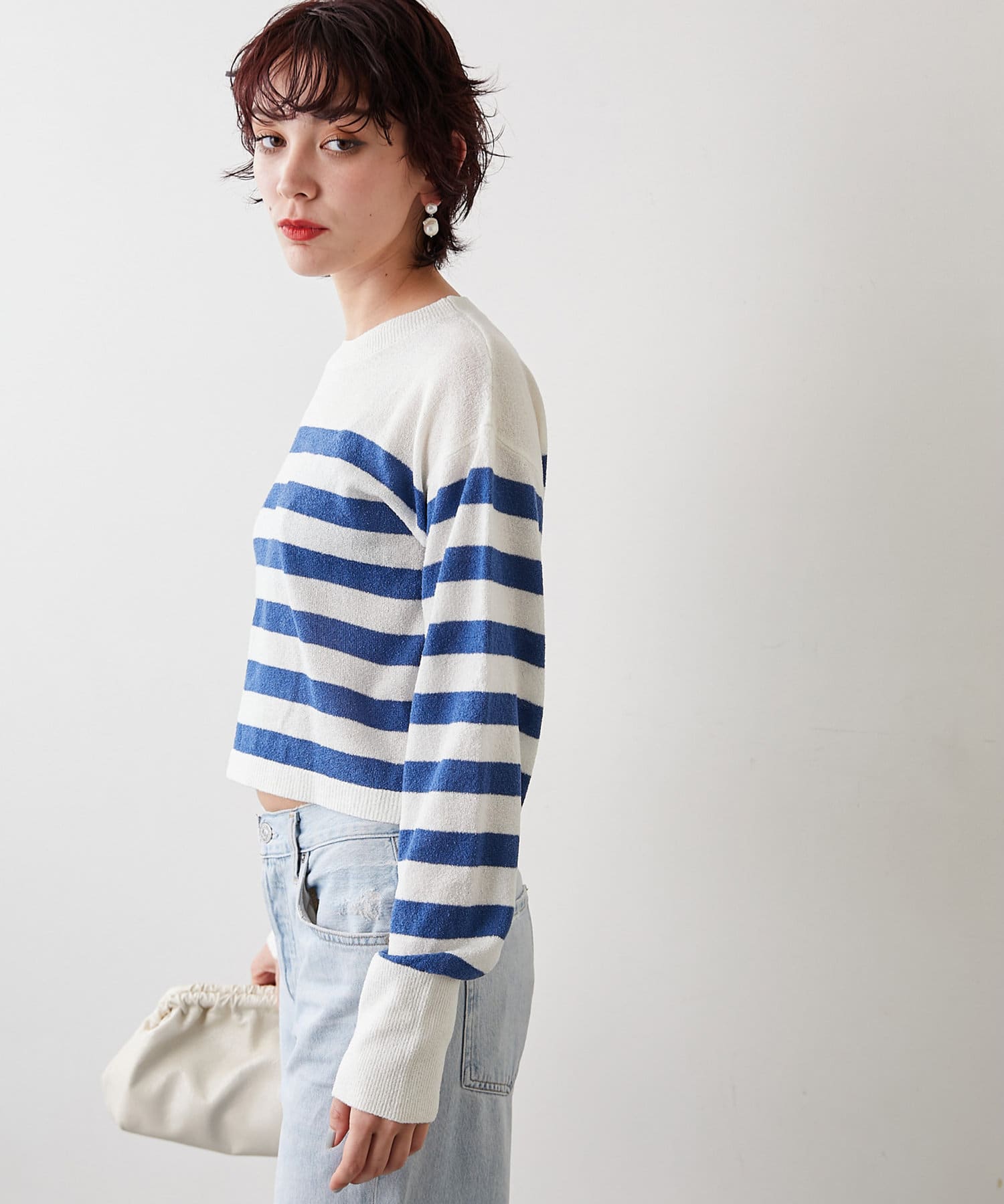 THE PAUSE】バックオープンボーダープルオーバー | Whim Gazette