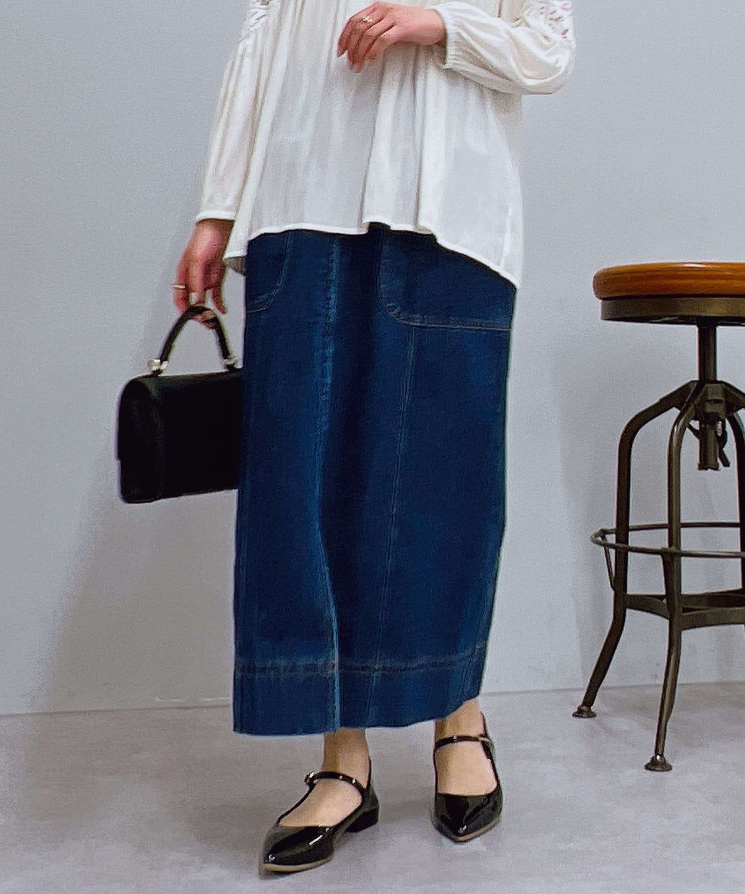 un dix cors(アンディコール) 《予約》デニムタイトスカート