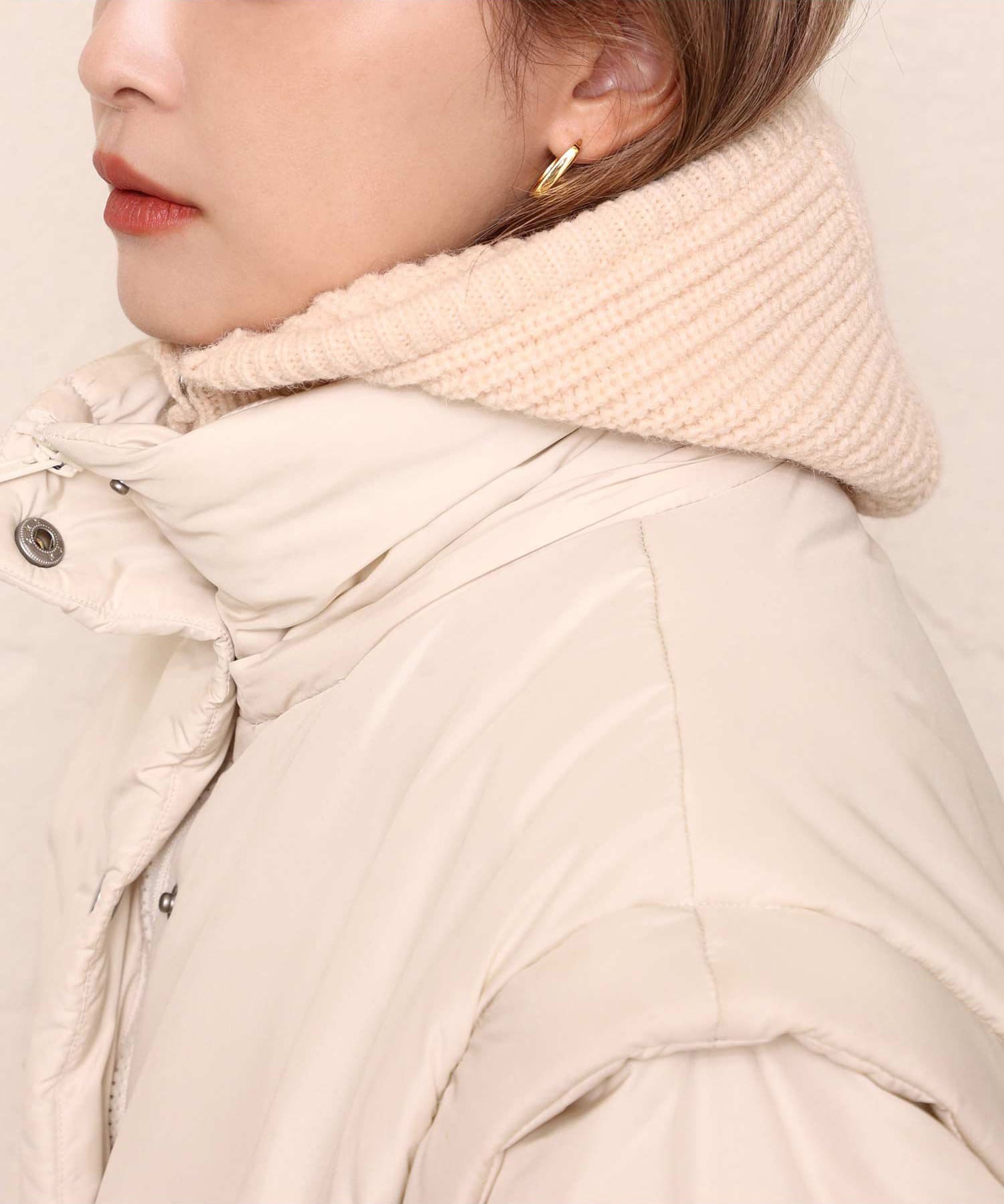 NICE CLAUP / OLIVE des OLIVE OUTLET(ナイスクラップ  / オリーブ デ オリーブ アウトレット) 【one after another NICE CLAUP】ニットスナップバラク