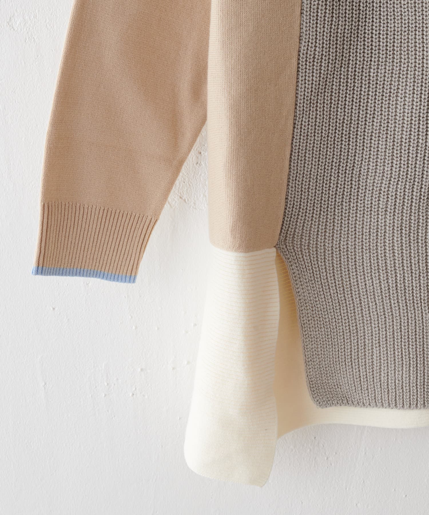 Jena　espace merveilleux(ジェナ　エスパスメルヴェイユ) 【配色がポイント】カラーブロッキングニット