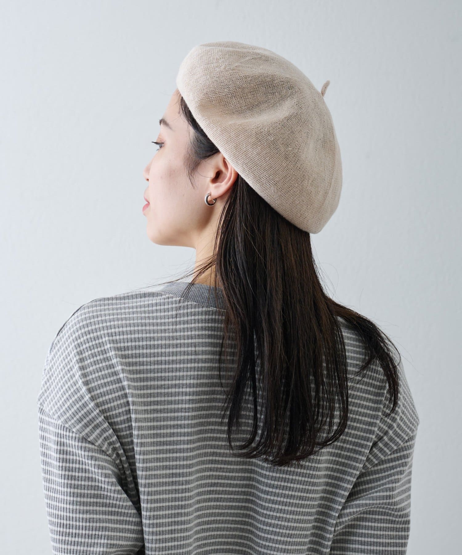 最新情報 麻混 Linen ニット Thermo ベレー Beret（リネンサーモベレー