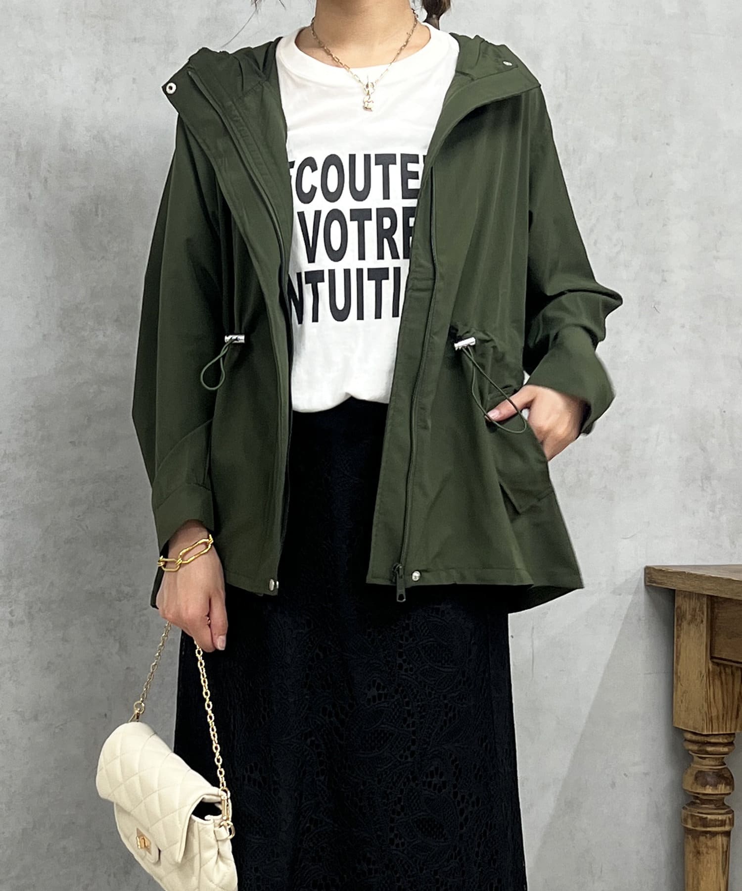 un dix cors(アンディコール) 撥水速乾マウンテンパーカー